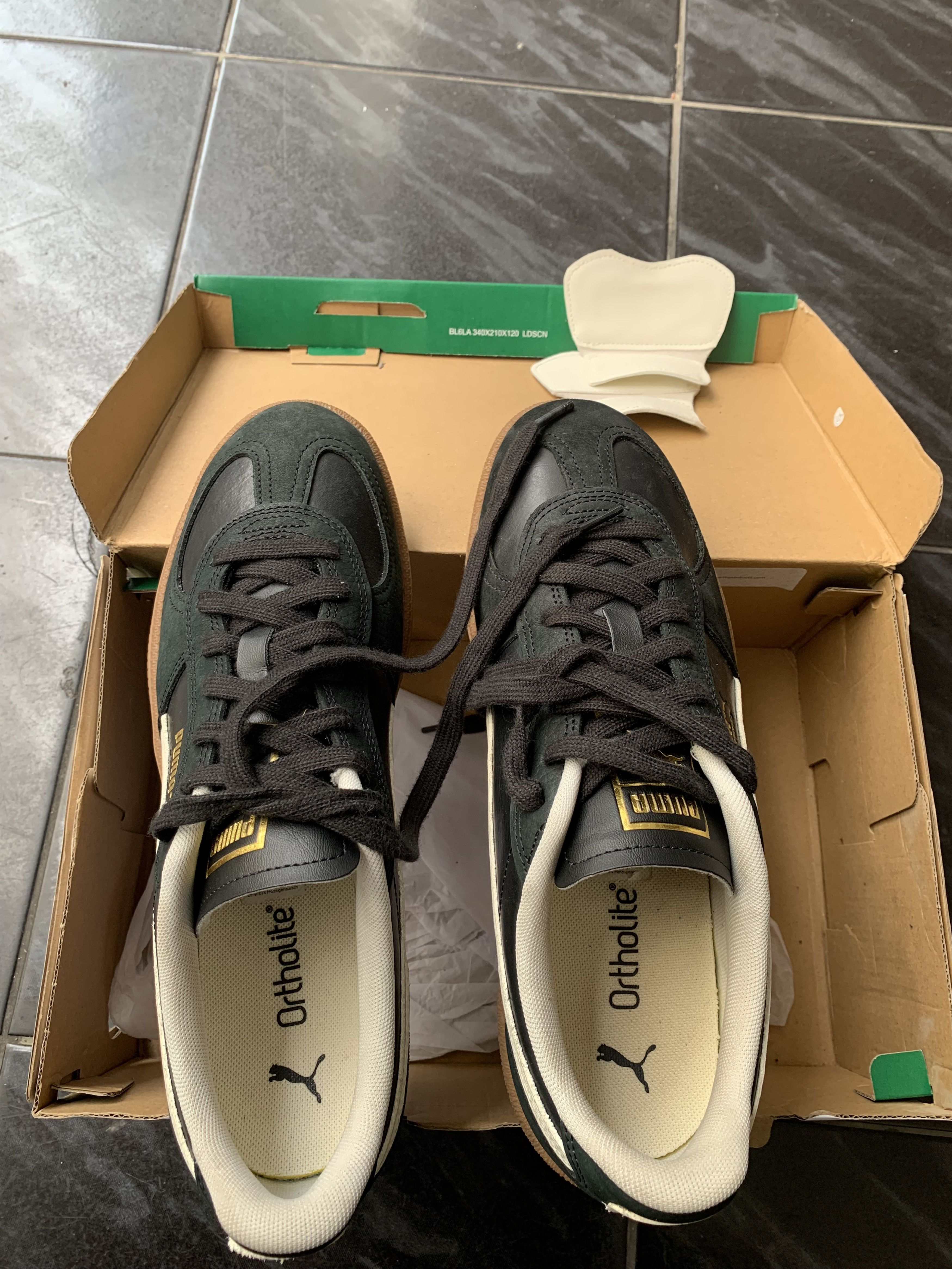 Puma Puma Palermo Black Gum Sole Size US 10 / EU 43 - 7 Thumbnail