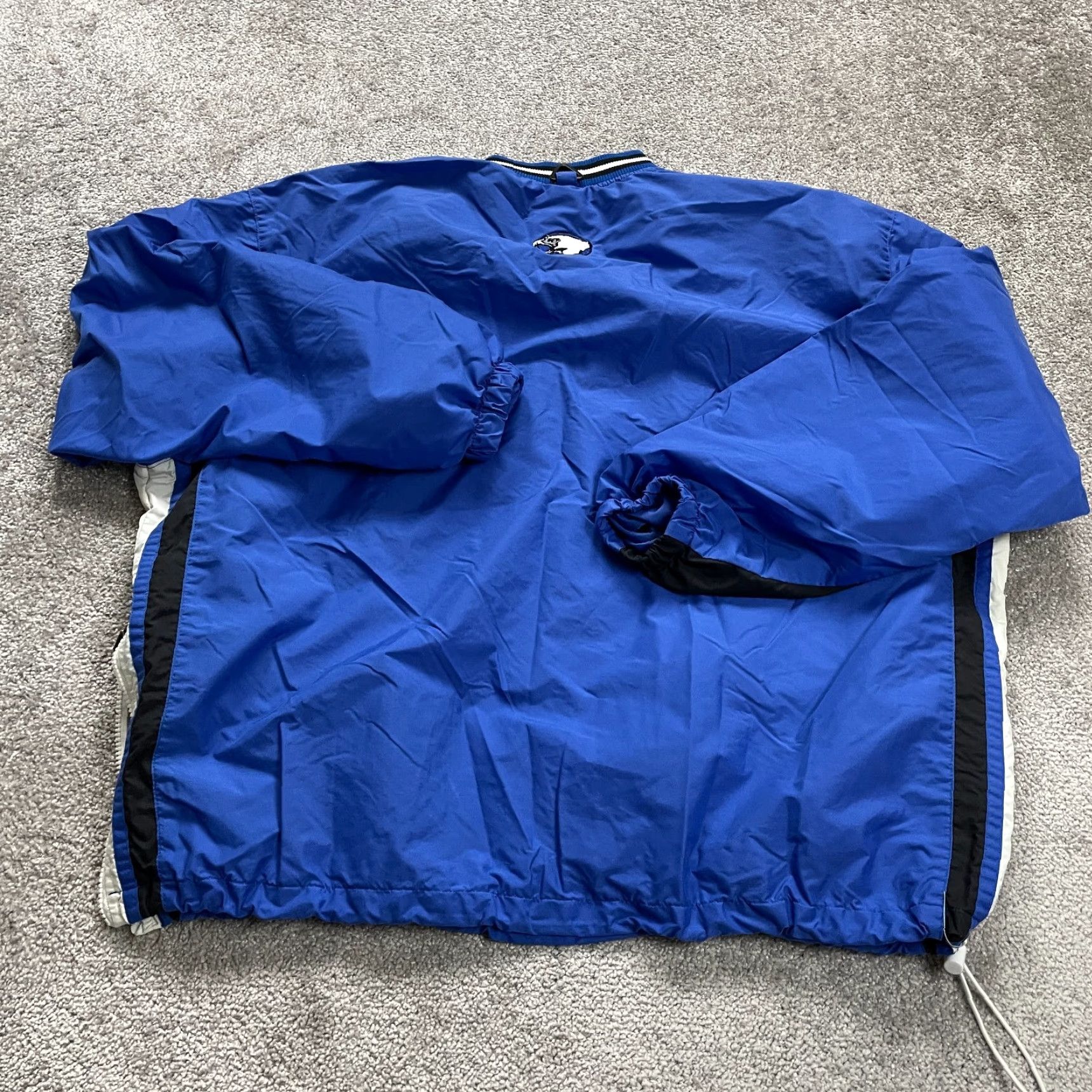 Holloway Holloway Windbreaker Jacket Mens 2XL Blue Mount Paran Christian School Pullover Size US XXL / EU 58 / 5 - 2 Thumbnail