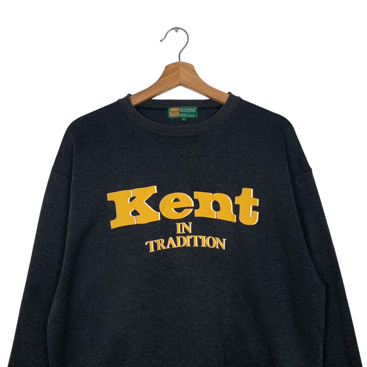 Japanese Brand KENT in Tradition Big Logo Crewneck Sweatshirt #1558-C70 Size US L / EU 52-54 / 3 - 2 Thumbnail