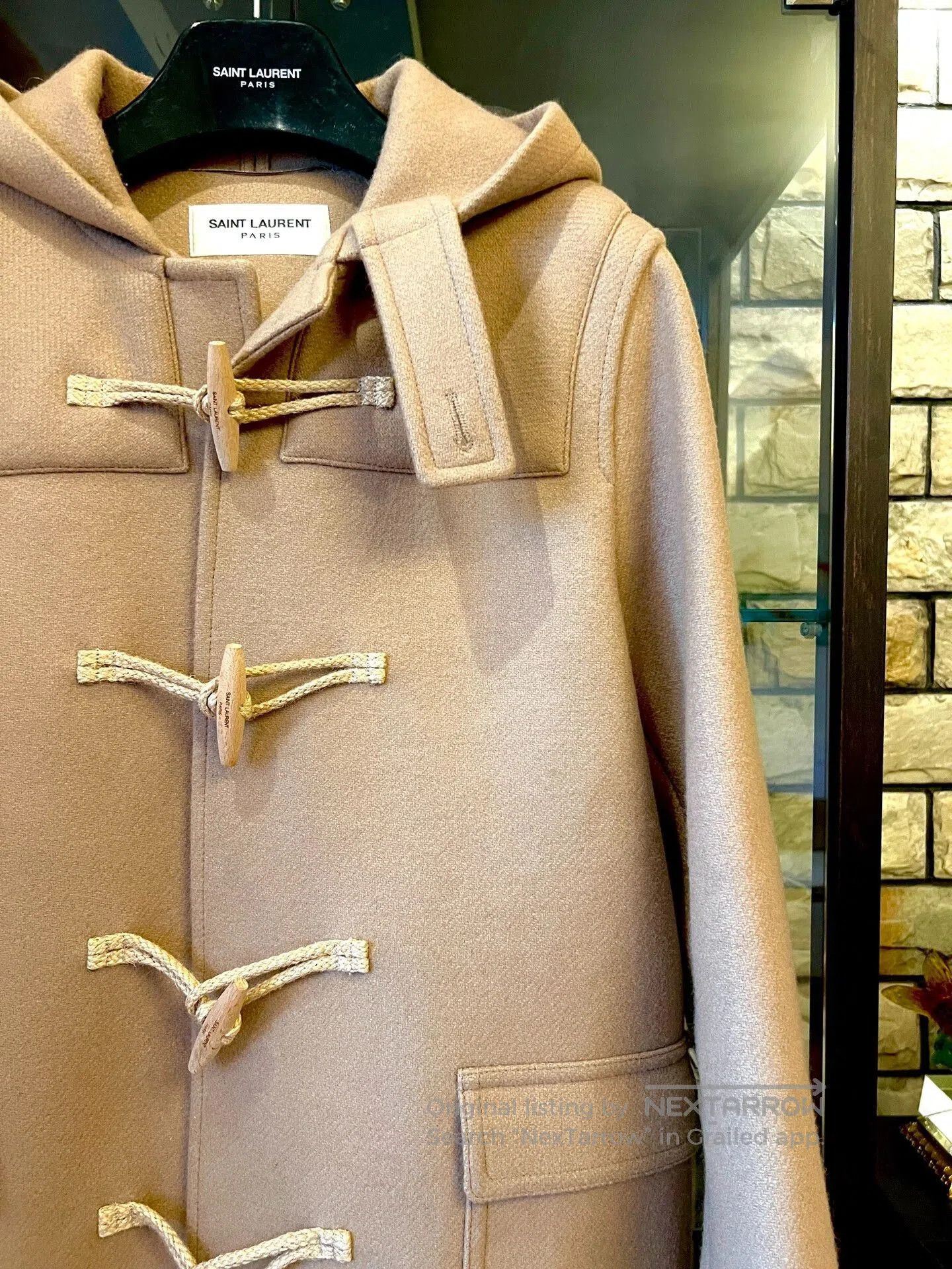 Saint Laurent Paris saint laurent wool hooded duffle coat. Size US M / EU 48-50 / 2 - 2 Thumbnail
