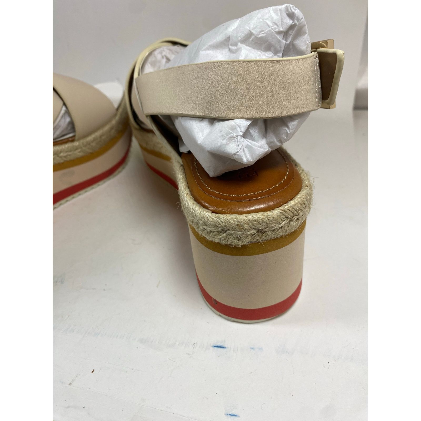 Other Enzo Angiolini Eva Wedge Sandals NWT 9W Size US 9 / IT 39 - 7 Thumbnail