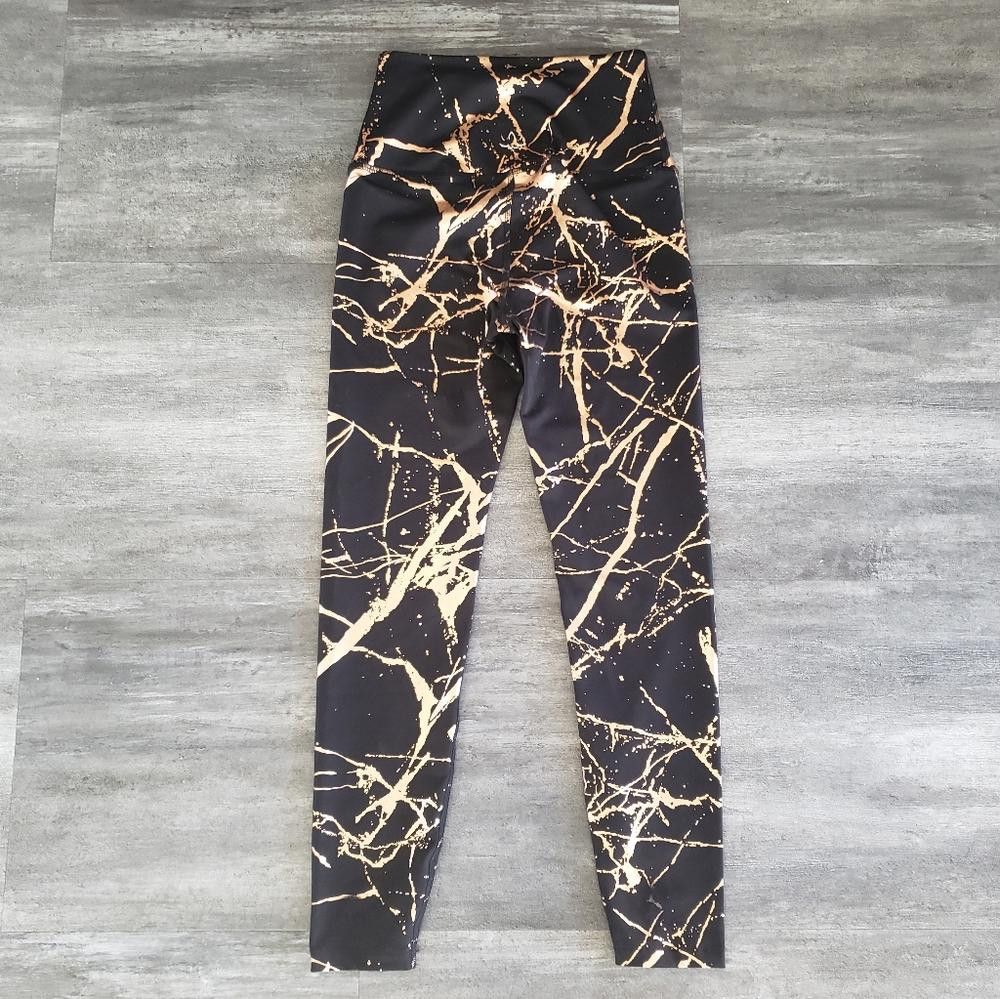Designer Black Lost Your Marbles BY High Waisted Legging Size 28" / US 6 / IT 42 - 2 Thumbnail