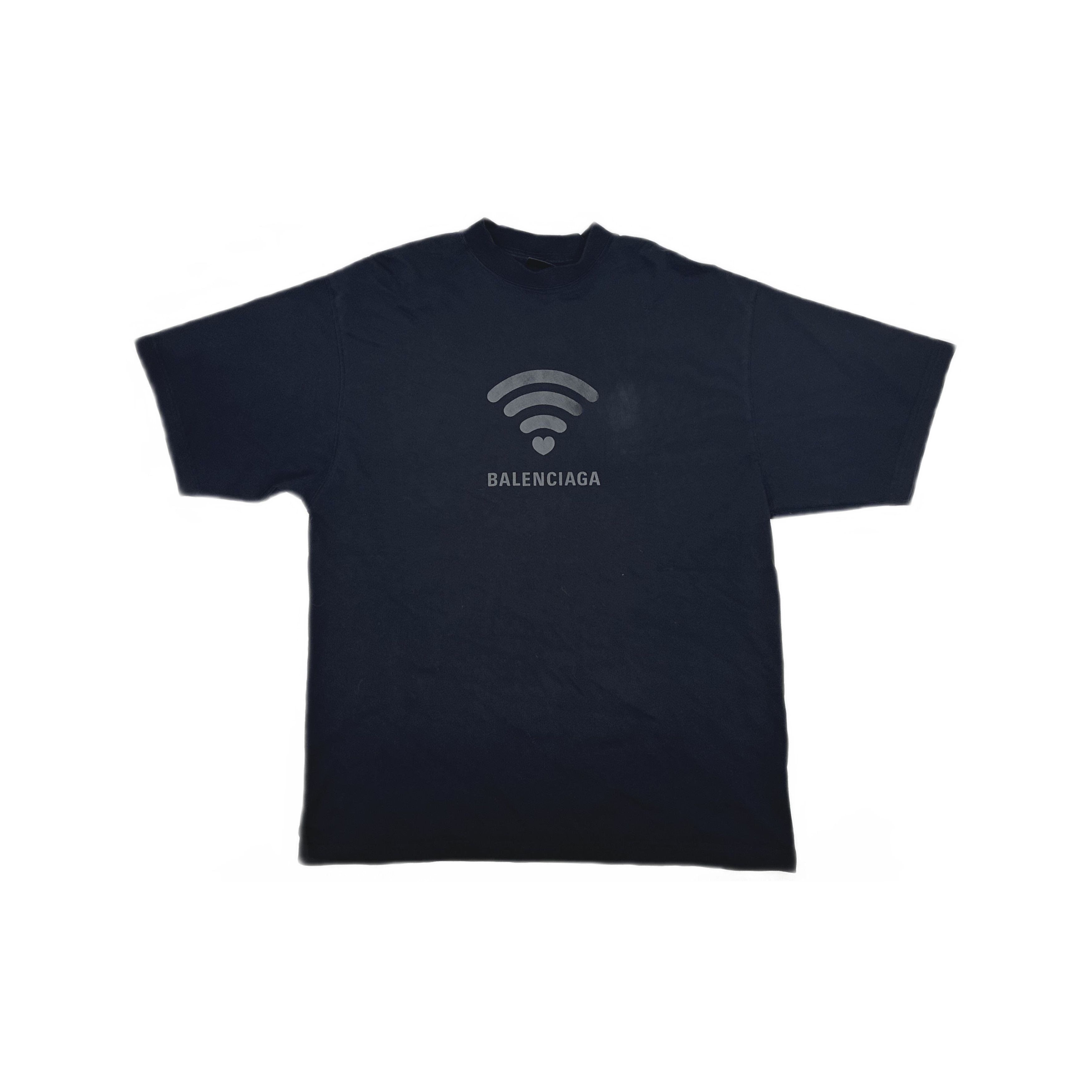 Balenciaga Balenciaga WiFi Logo T-Shirt Size M Size US M / EU 48-50 / 2 - 1 Thumbnail