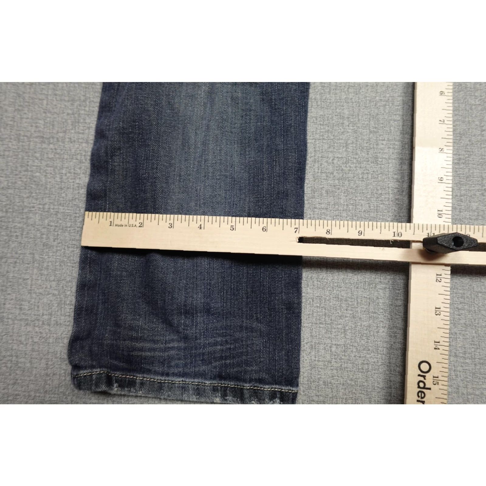 Diesel Diesel Jeans Mens 33x33 Blue Medium Wash Denim Mid Rise Rider Italy Classic Straight Pocket Set Size US 33 - 6 Thumbnail