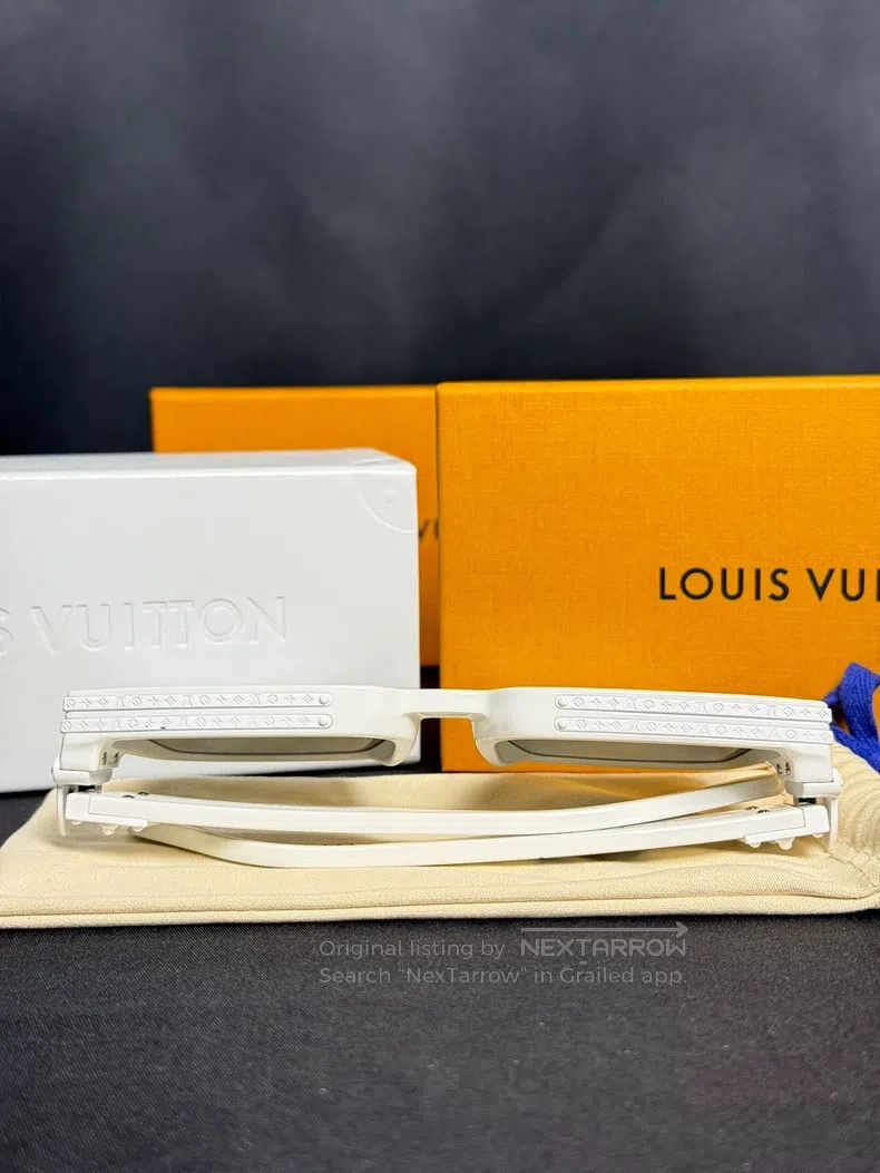 Louis Vuitton Louis Vuitton White Millionaire Sunglasses Size ONE SIZE - 3 Thumbnail