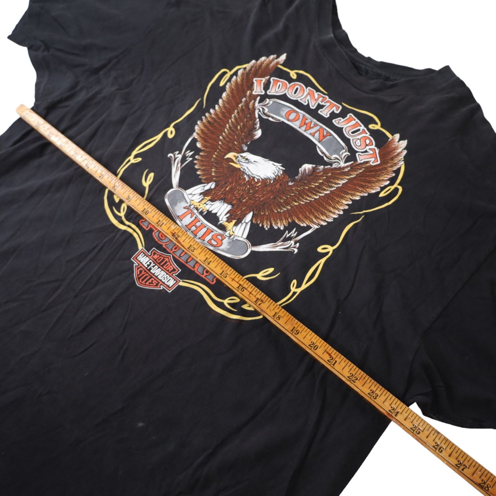 Harley Davidson × Vintage Vintage 1989 Harley Davidson "I Dont Just Own The T Shirt" Size US XXL / EU 58 / 5 - 9 Thumbnail