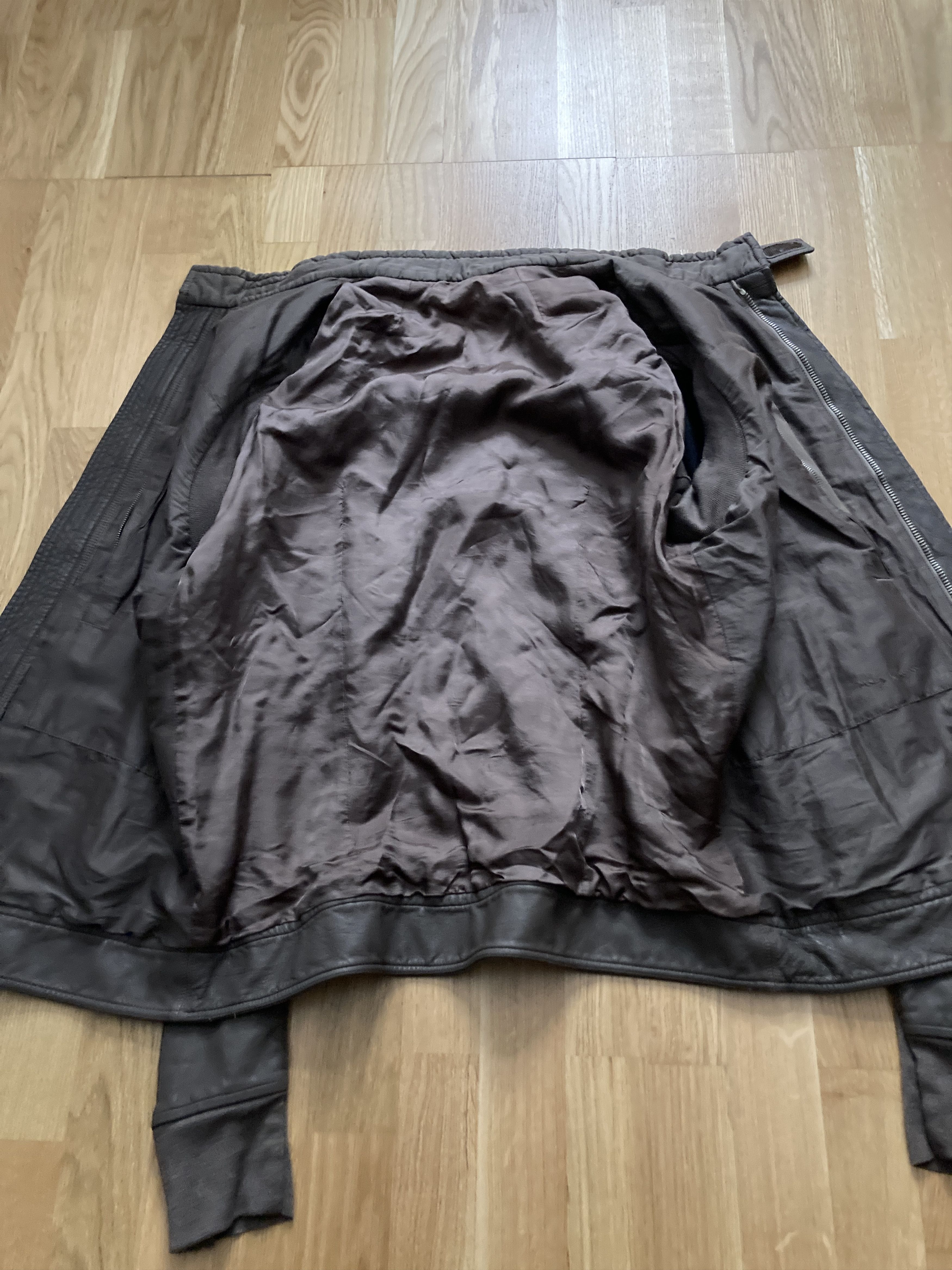 Rick Owens F/W 10 "GLEAM" F1 Pilot Lamb Leather Jacket XL Rick Owens Size US XL / EU 56 / 4 - 15 Thumbnail