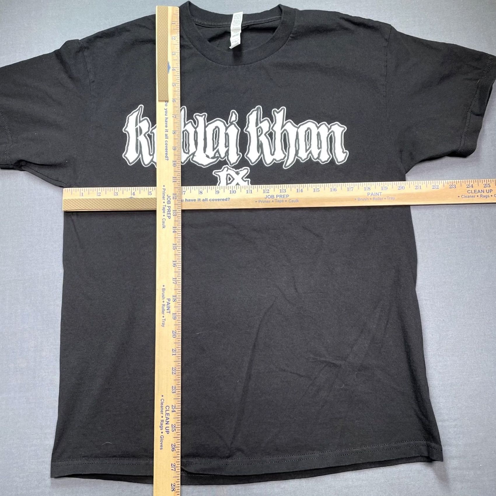 Gildan Kublai Khan Shirt Mens Large Black Rust And Die Skull Graphic Band Tee Gildan Size US L / EU 52-54 / 3 - 5 Thumbnail