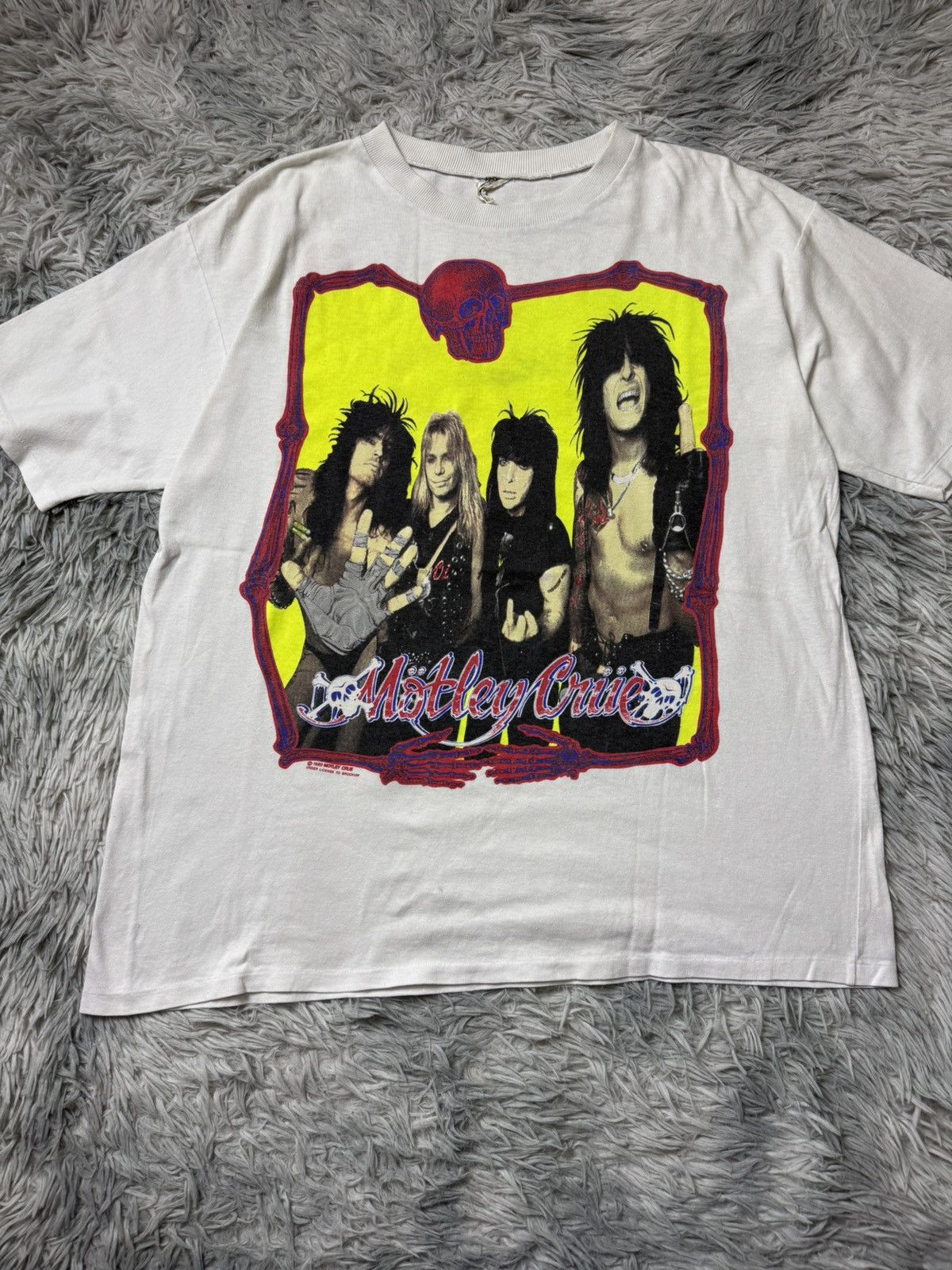 Vintage Vintage Motley Crue 1989 Dr FeelGood Size US L / EU 52-54 / 3 - 1 Thumbnail