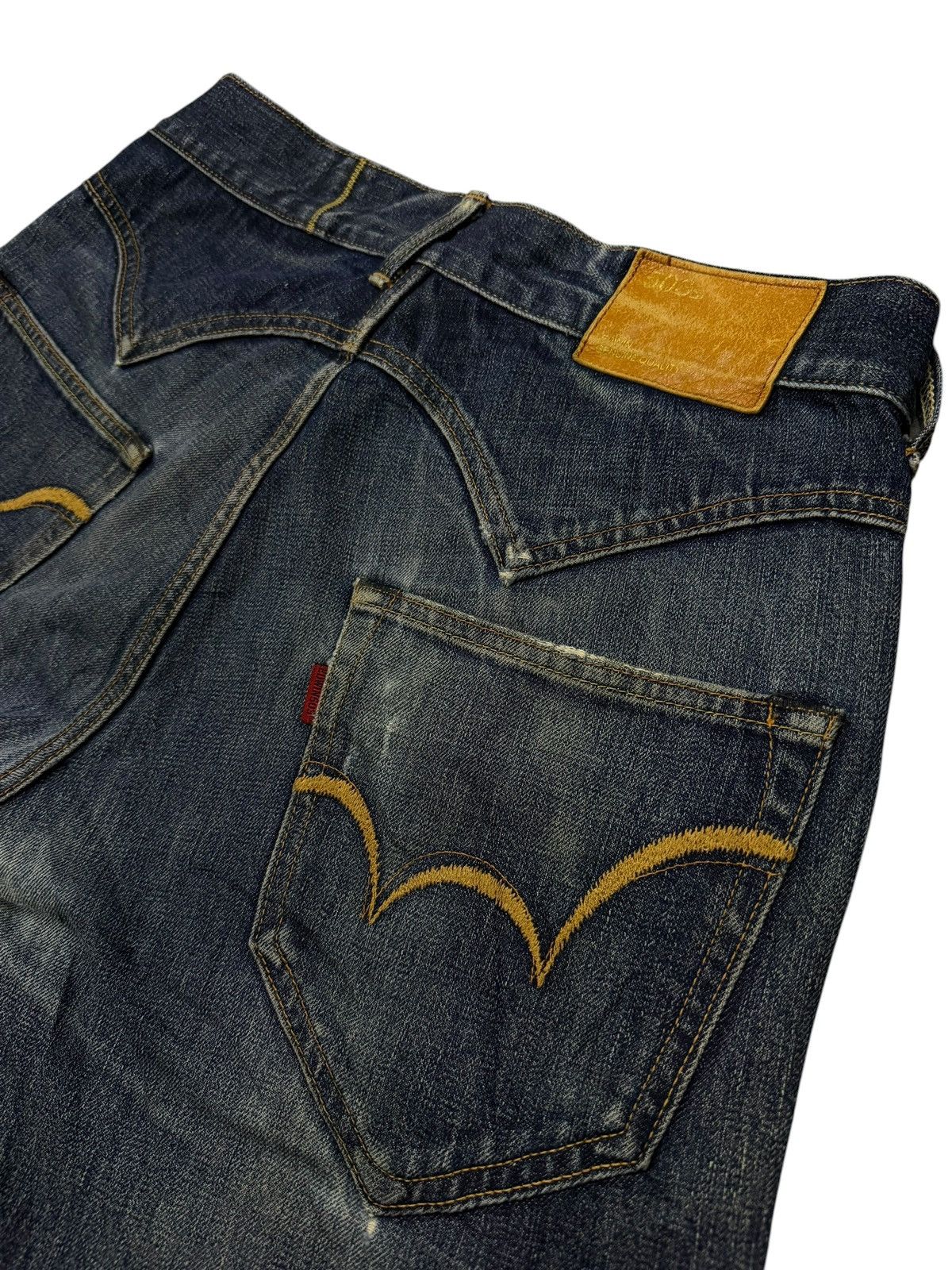 Edwin Vintage 503 SS Japan Denim Jeans | Relaxed Straight | W34 Size US 34 / EU 50 - 8 Thumbnail