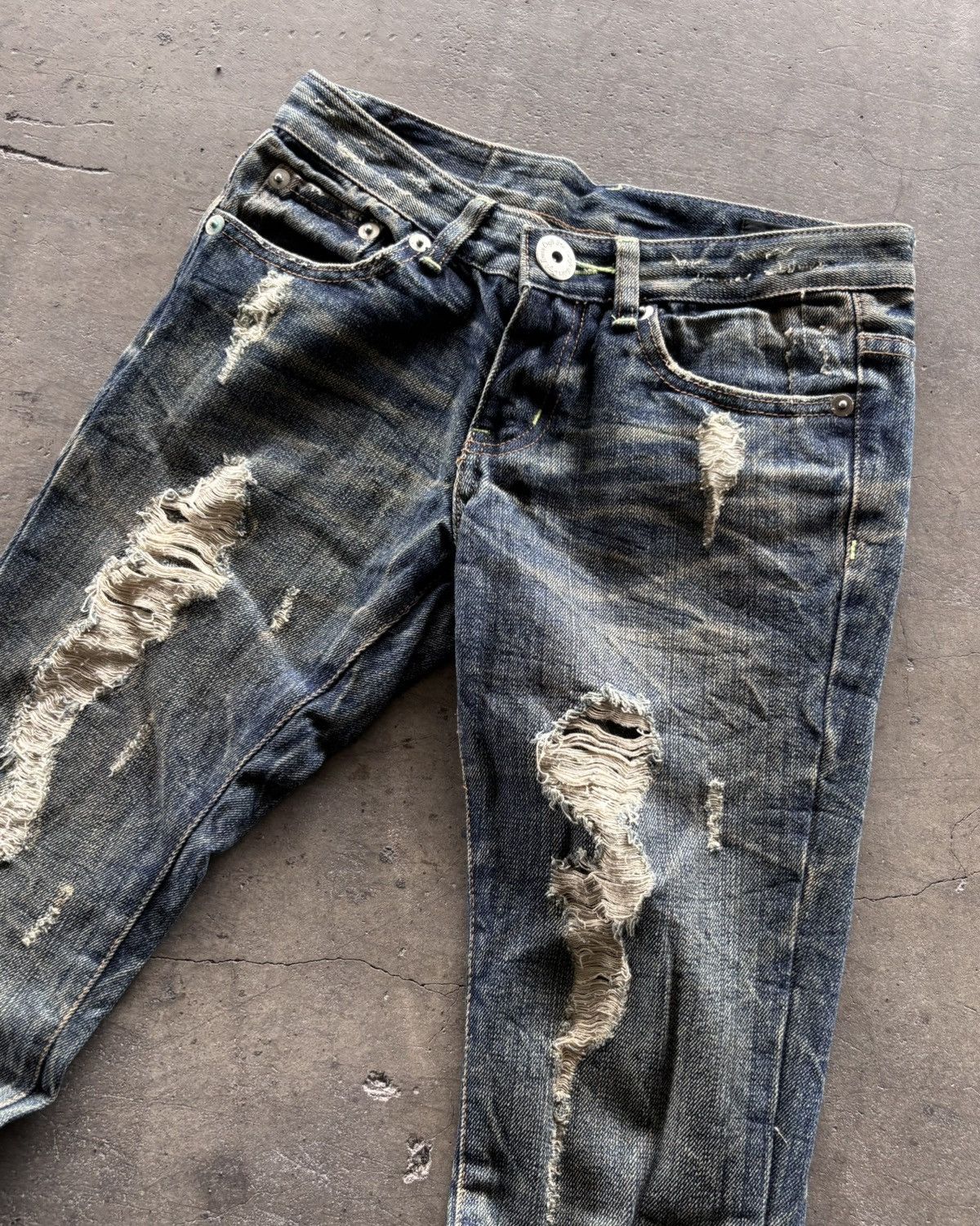 If Six Was Nine Lgb Ifsixwasnine style L.A Japanese Flared Denim Pants Size US 28 / EU 44 - 4 Thumbnail