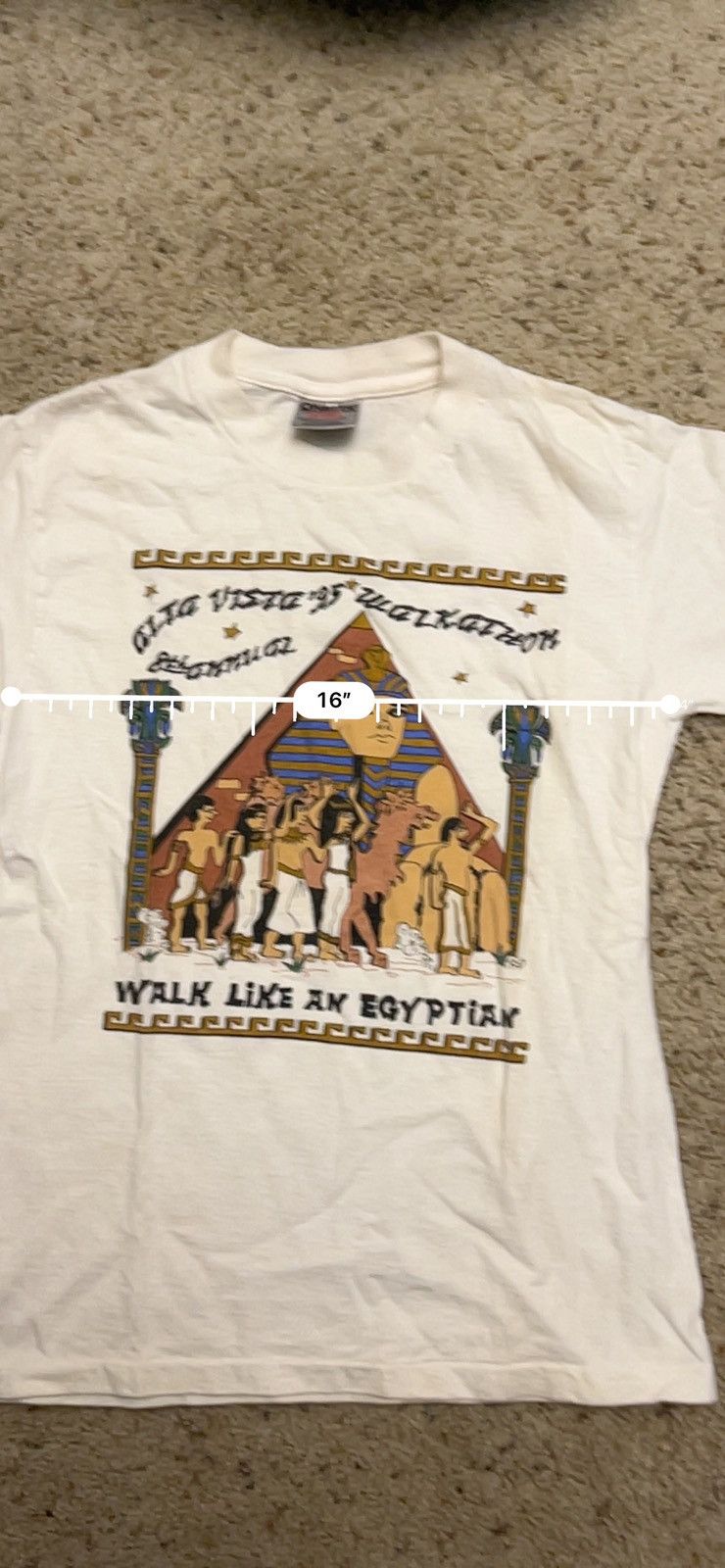 Vintage × basketcase gallery Vintage Single Stitch Azza Vista 1995 Walkathon Size US S / EU 44-46 / 1 - 4 Thumbnail