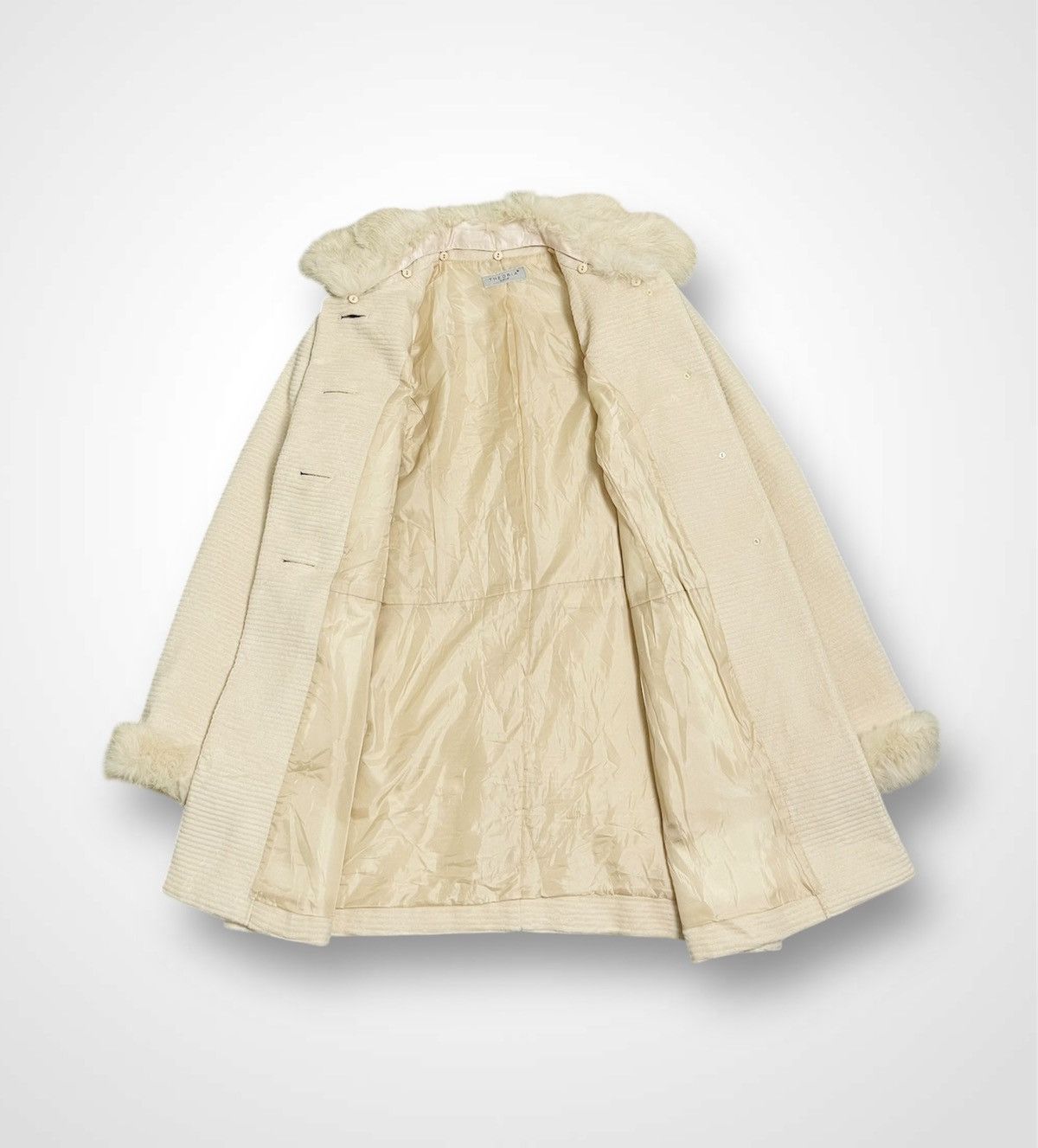 Japanese Brand Theoria Button Up Long Jacket (22) Size S / US 4 / IT 40 - 3 Thumbnail