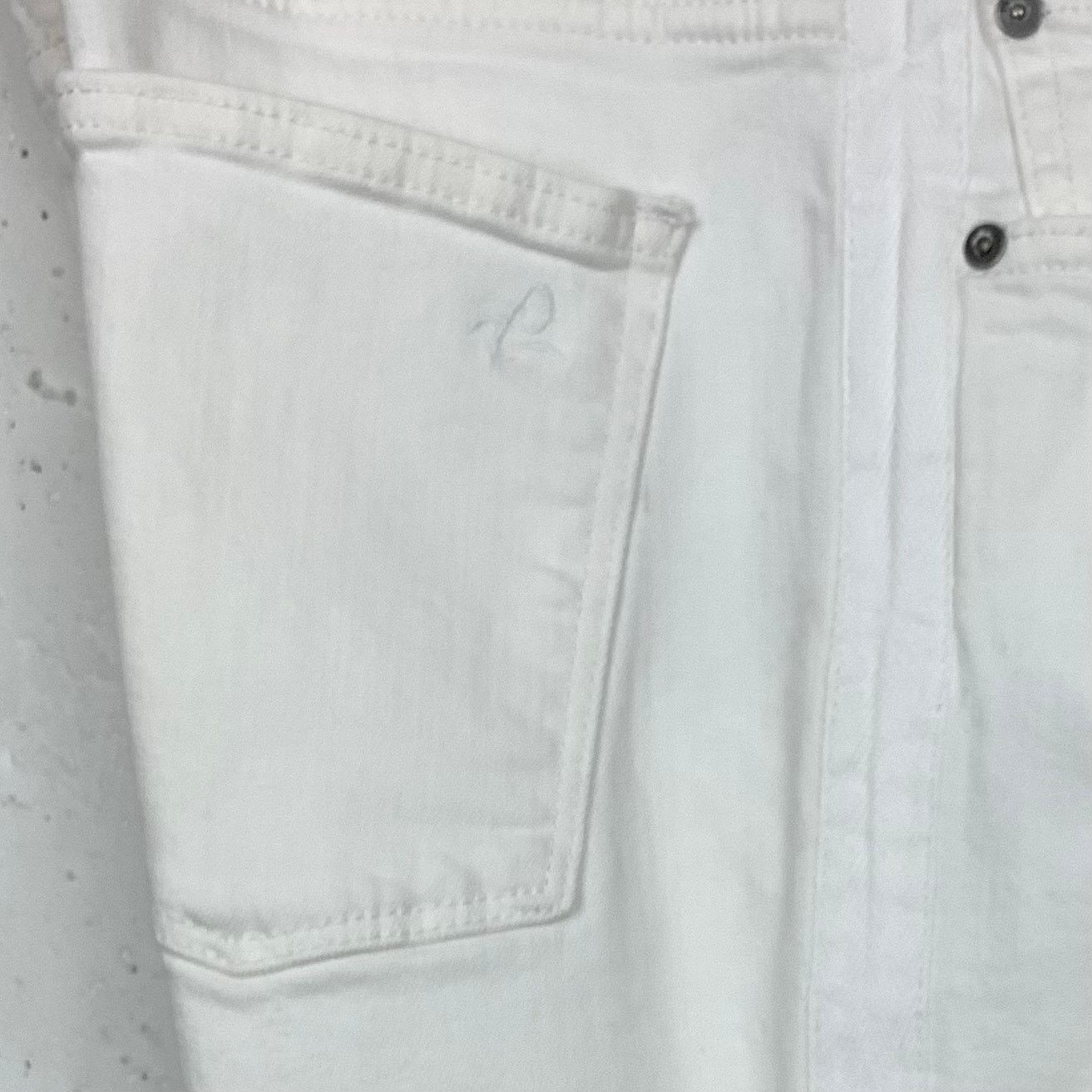 DL1961 DL1961 Patti High Rise Straight Jeans Donovan White Size 29 Size 29" - 18 Thumbnail