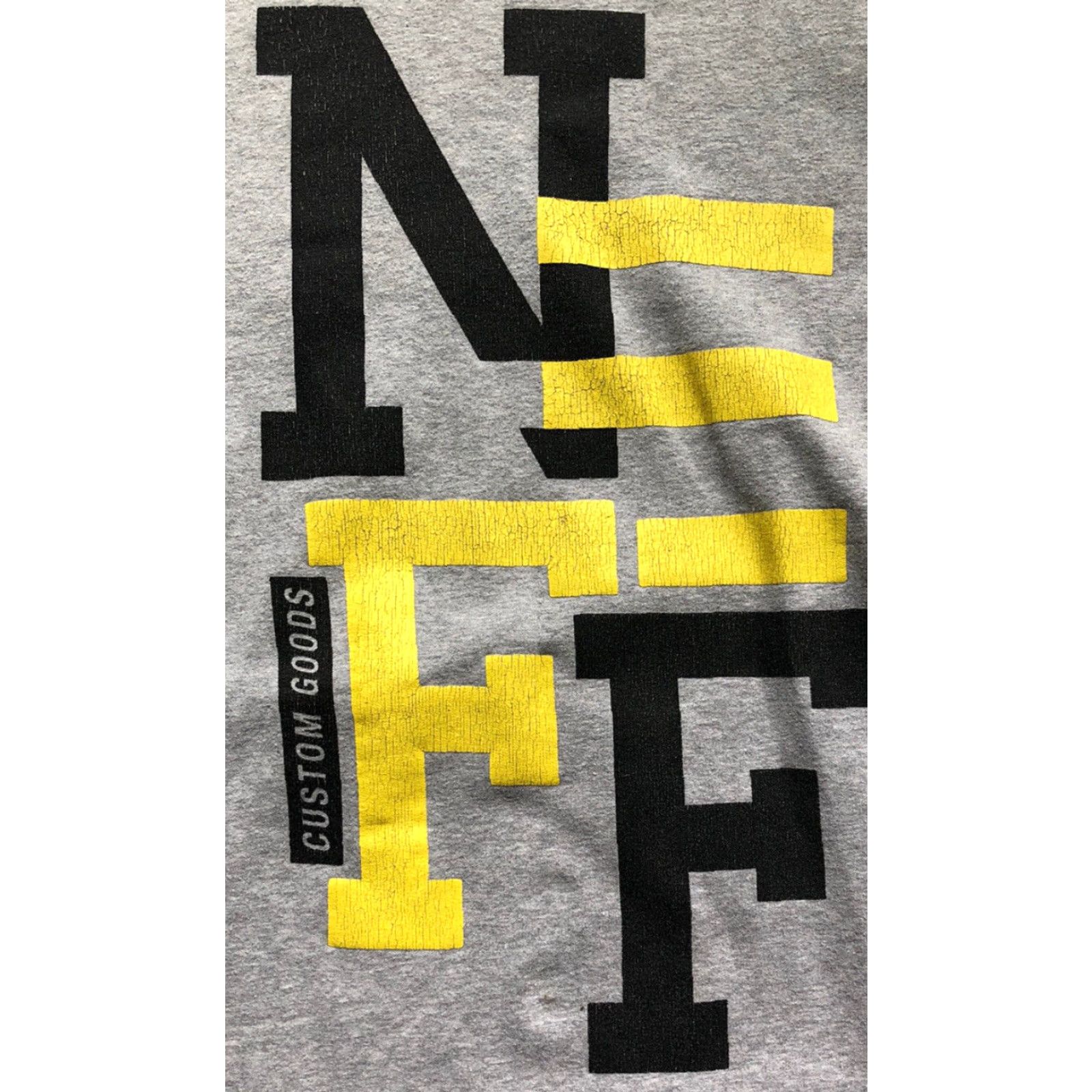 Vintage Neff Pullover Sweatshirt Gray Medium Mens Regular Long Sleeve Graphic Print Hip Hop Theme Average Sports Logo Sweatshirt Size US M / EU 48-50 / 2 - 2 Thumbnail