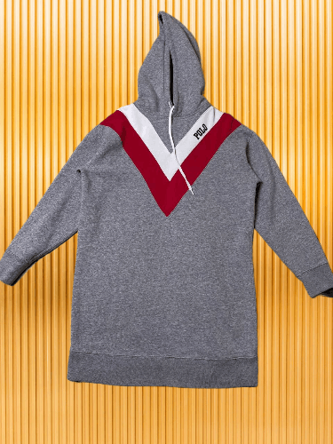 Polo Ralph Lauren Long Hoodie Ralph Lauren grey red Size M / US 6-8 / IT 42-44 - 1 Thumbnail