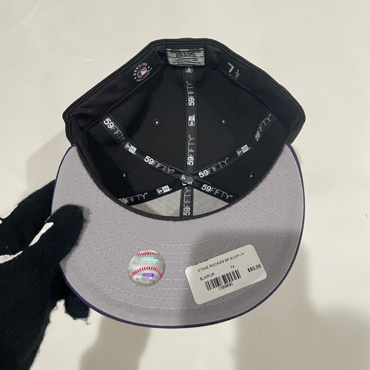 Hat Club 7 1/2 Rockies 2 Tone Size ONE SIZE - 3 Thumbnail