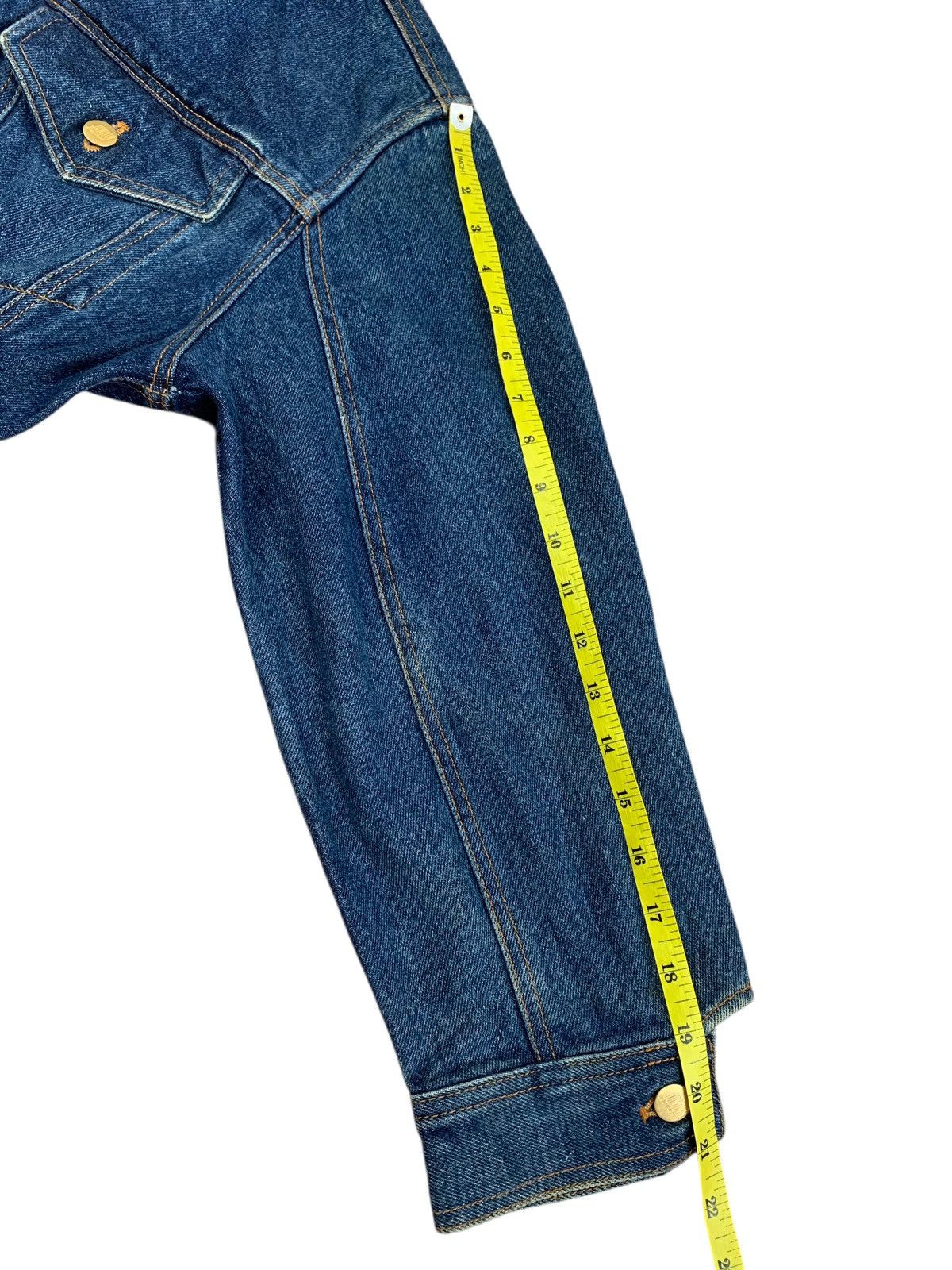 Jean Paul Gaultier 90's Junior Gaultier Blouson Denim Jacket Size S / US 4 / IT 40 - 4 Thumbnail