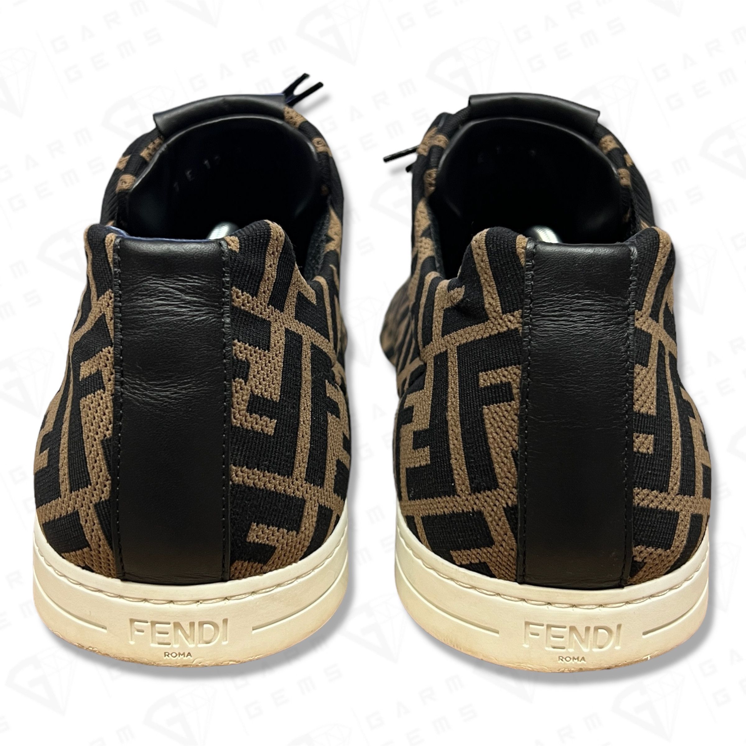Fendi Fendi FF Motif Mesh Low Top Trainers Size US 10 / EU 43 - 7 Thumbnail