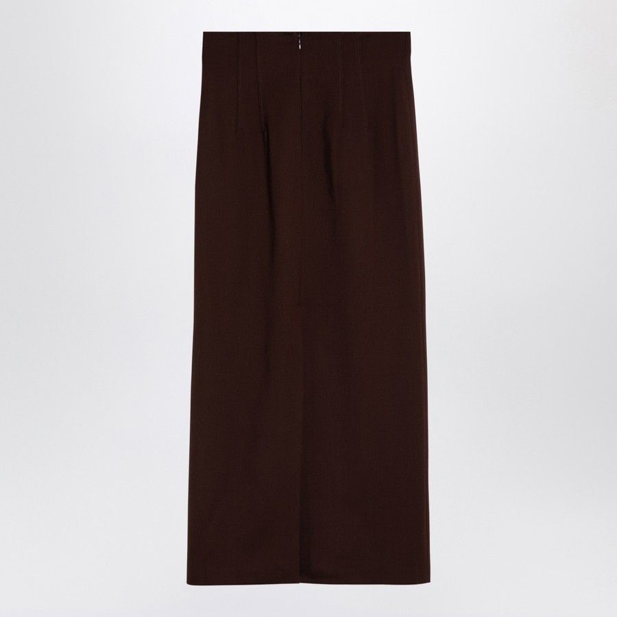 THE ANDAMANE o1d2blof1024 Maxi Skirt In Brown Size 28" / US 6 / IT 42 - 2 Thumbnail
