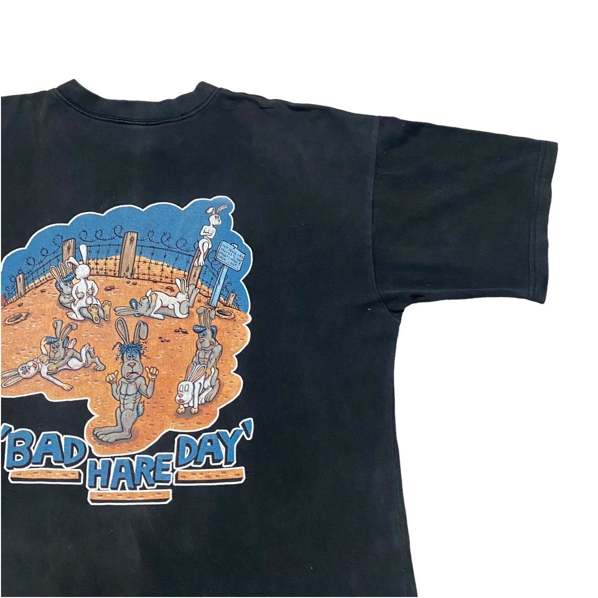 Vintage Vintage Bad Boy Shirt Fucking Rabbit Size US XL / EU 56 / 4 - 4 Thumbnail