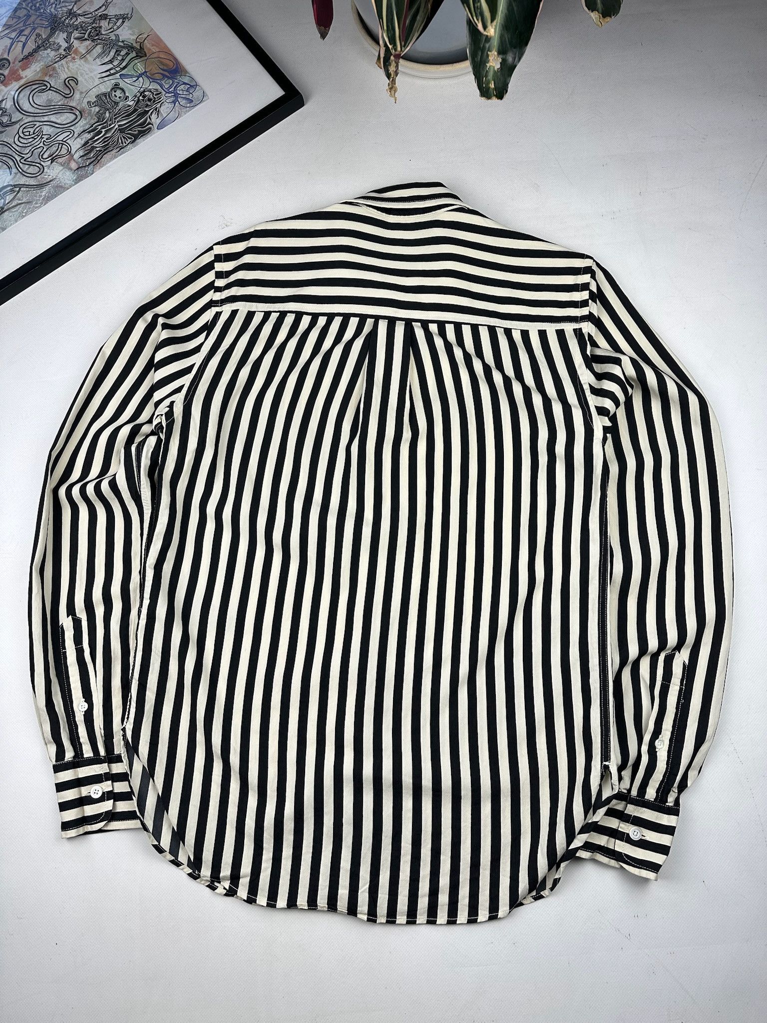 AMI AMI stripe shirt sleeve shirt Size US M / EU 48-50 / 2 - 6 Thumbnail