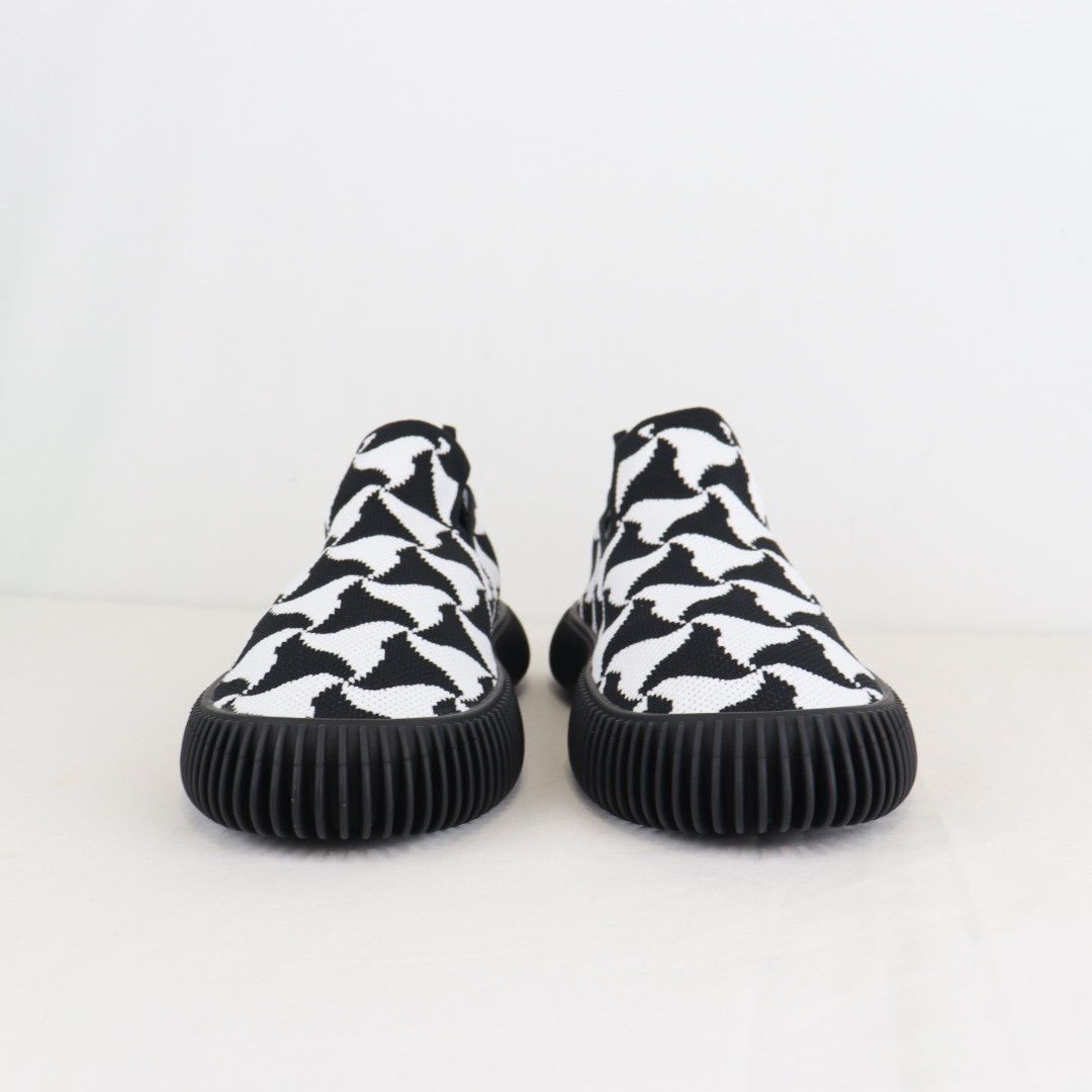Bottega Veneta o1rshd1 Wavy Triagle Tech Knit Ripple Sneaker in Black Size US 9 / EU 42 - 6 Thumbnail