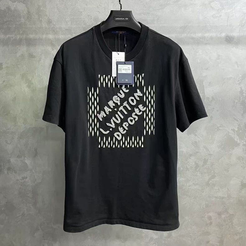 Louis Vuitton Louis Vuitton 24 Latest Black Letter Beaded Embroidered Ca Size US XL / EU 56 / 4 - 1 Thumbnail