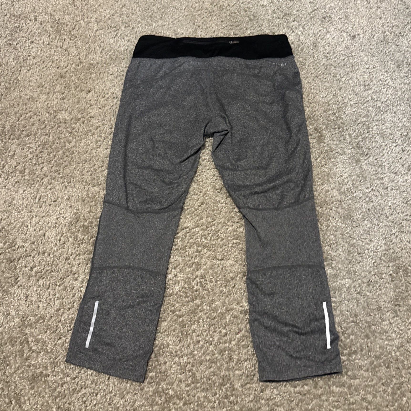 Nike Nike Dri-Fit Leggings Yoga Heathered Grey Compression M Womens Size 32" / US 10 / IT 46 - 2 Thumbnail