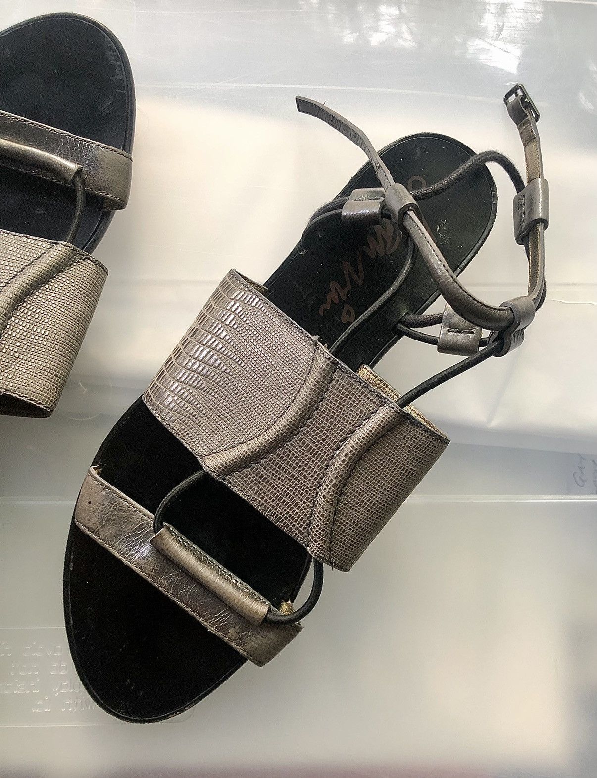 Lanvin Lanvin SS2011 Silver Leather Gladiator Sandals Size US 9.5 / IT 39.5 - 6 Thumbnail