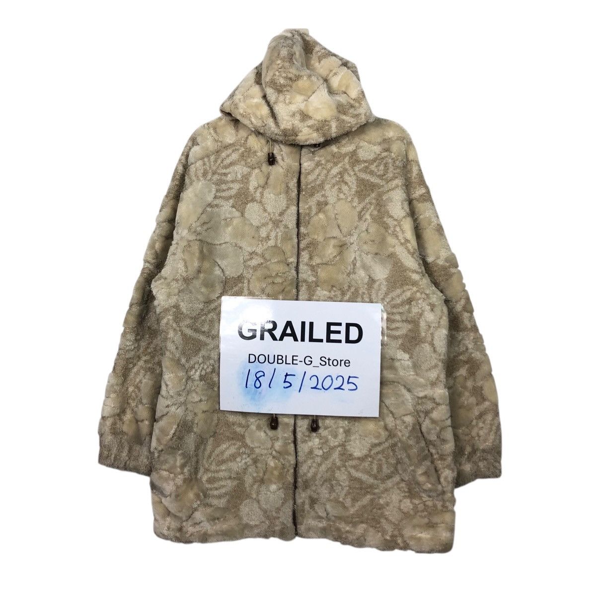 Japanese Brand 📌Vintage Fleece Zipper Jacket Ryu Sports Floral Over Print Size US M / EU 48-50 / 2 - 1 Thumbnail