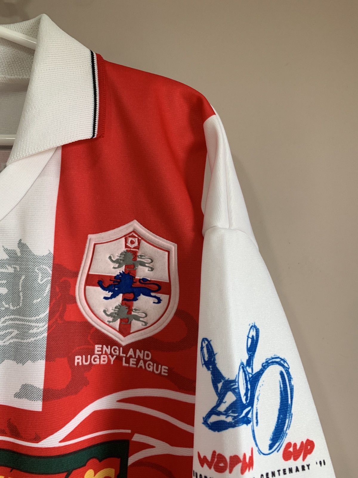 Puma × Vintage England 1995 Home Rugby League Shirt Puma Jersey Size L Size US L / EU 52-54 / 3 - 5 Thumbnail