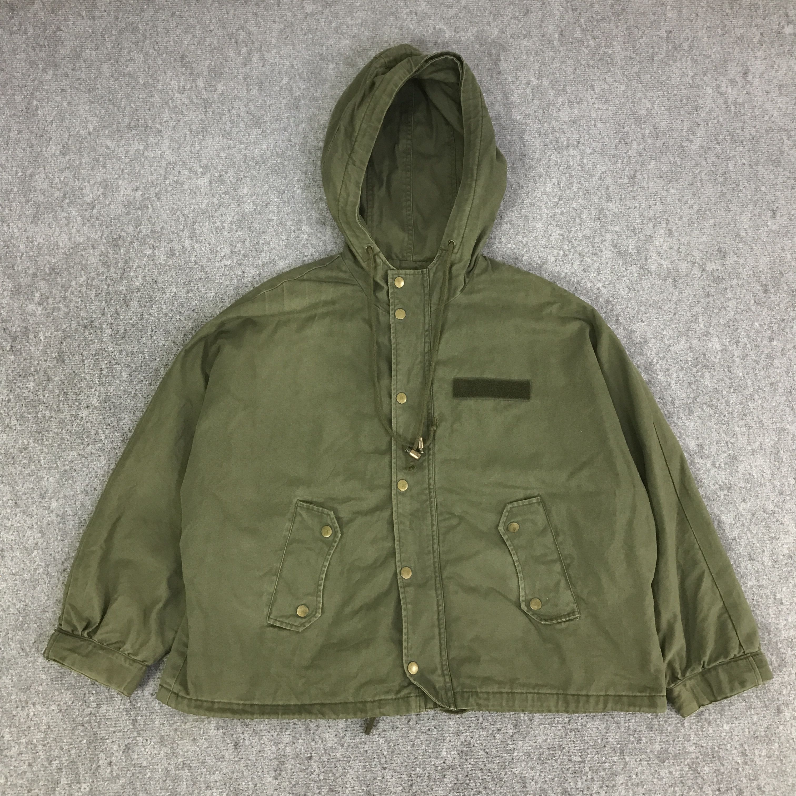 Japanese Brand EHYPHENWORLD GALLERY CROPPED JACKET HOODIE K134B2 Size US L / EU 52-54 / 3 - 1 Thumbnail