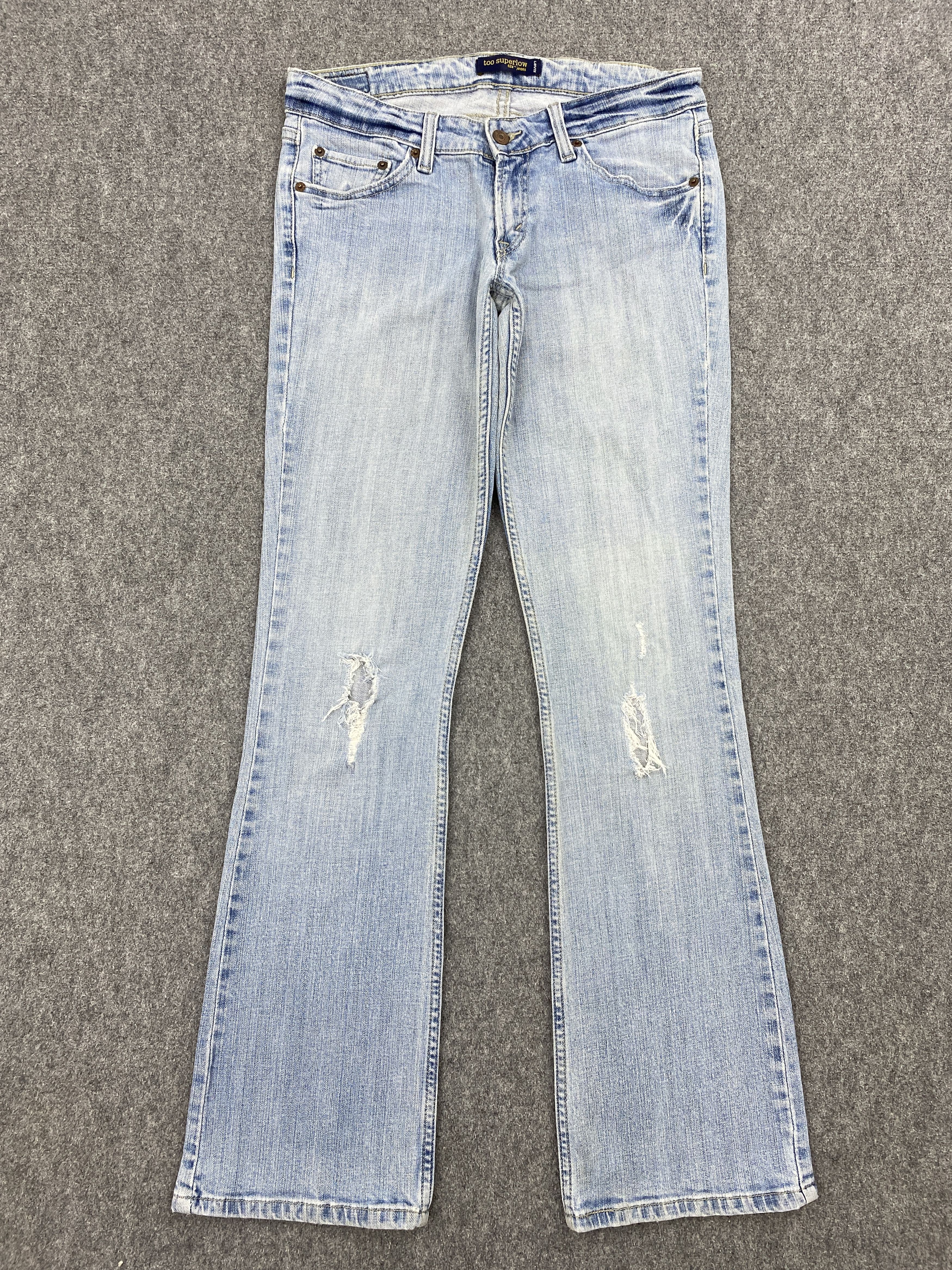 Levi's × Vintage Vintage Levis 524 Low Bootcut Denim Jeans Size US 30 / EU 46 - 1 Thumbnail