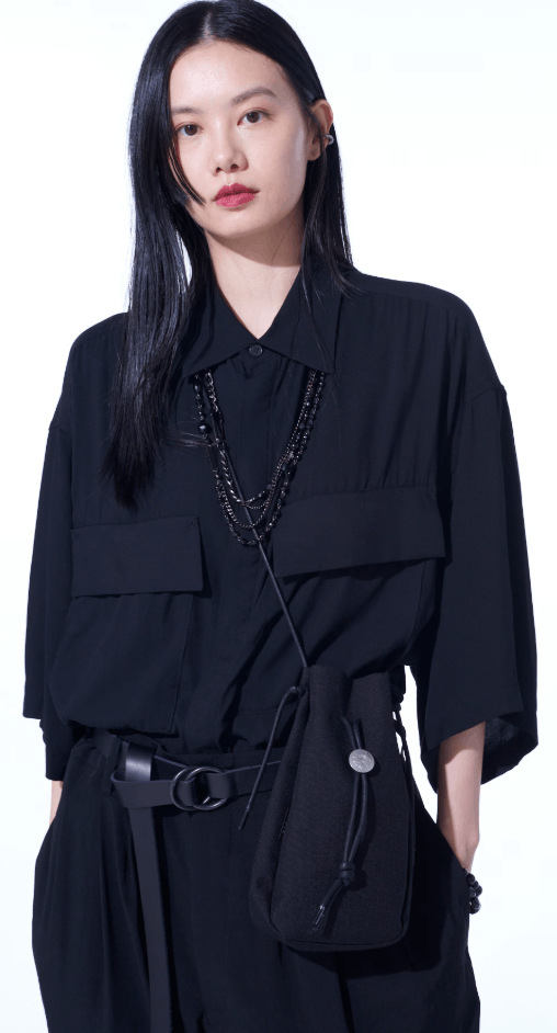 Yohji Yamamoto S'YTE Concho Drawstring Bag