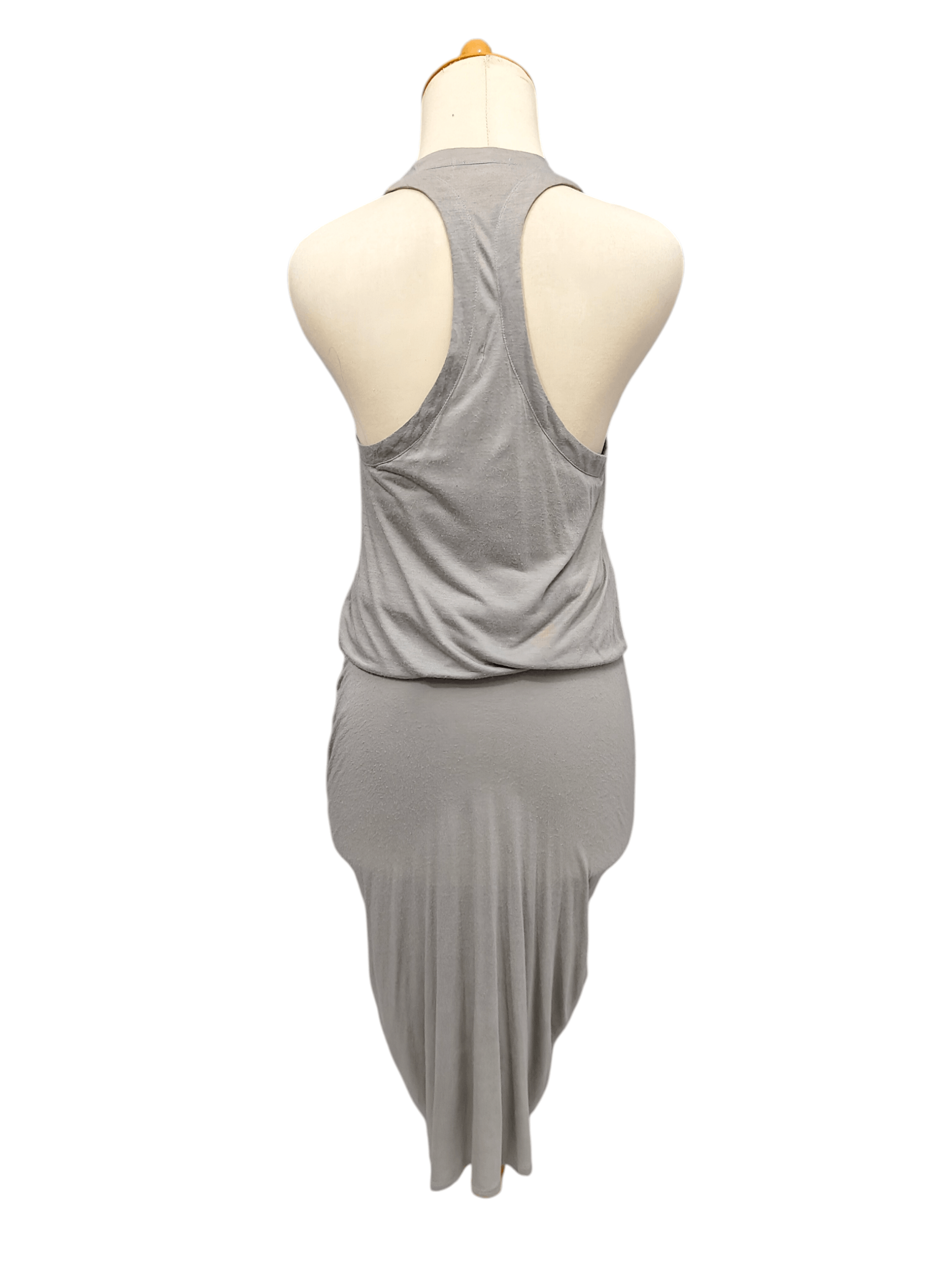 Helmut Lang Helmut Lang🔥Racerback Draped Tank Dress Minimalist Dress Size S / US 4 / IT 40 - 4 Thumbnail