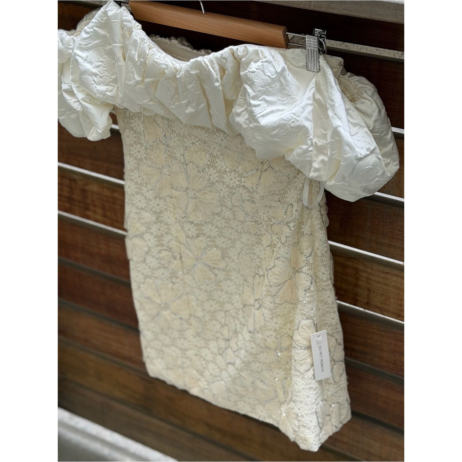 For Love & Lemons For Love & Lemons Snowflake Daisy Mini Dress NWT Size S / US 4 / IT 40 - 3 Thumbnail