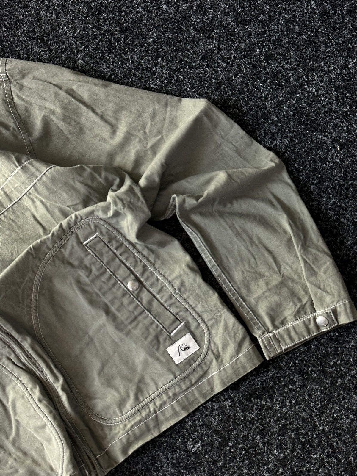 Quiksilver × Vintage 90s VINTAGE RARE QUICKSILVER WOMEN JACKET AVANT GARDE DENIM Size XL / US 12-14 / IT 48-50 - 3 Thumbnail