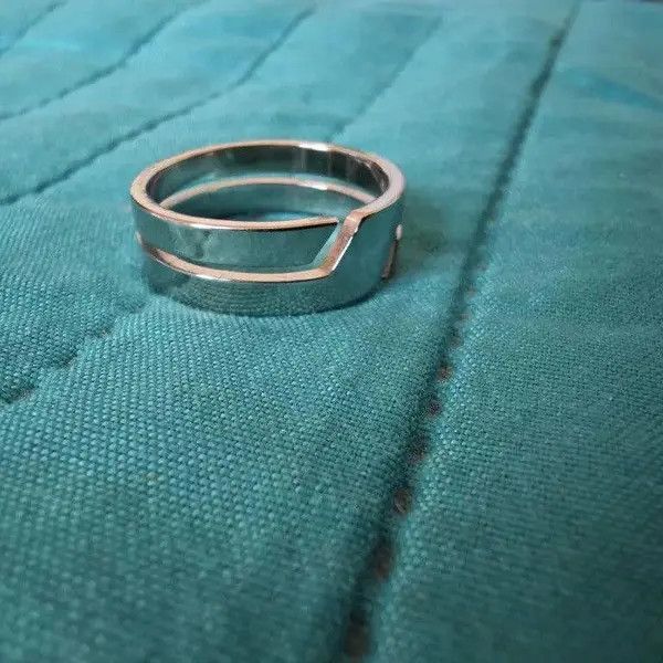 Jewelry Minimalist Stainless Steel Ring Size ONE SIZE - 5 Thumbnail