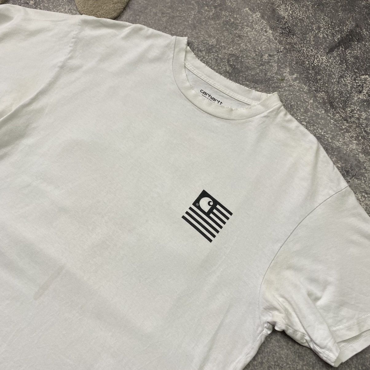 Carhartt Wip × Vintage Vintage Carhartt WIP Big Box Logo Distressed style tee Size US L / EU 52-54 / 3 - 6 Thumbnail