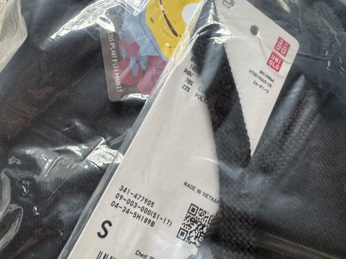 Cactus Plant Flea Market × Uniqlo CPFM Spongebob Squarepants Black Hoodie Small Sweatshirt Size US S / EU 44-46 / 1 - 9 Thumbnail