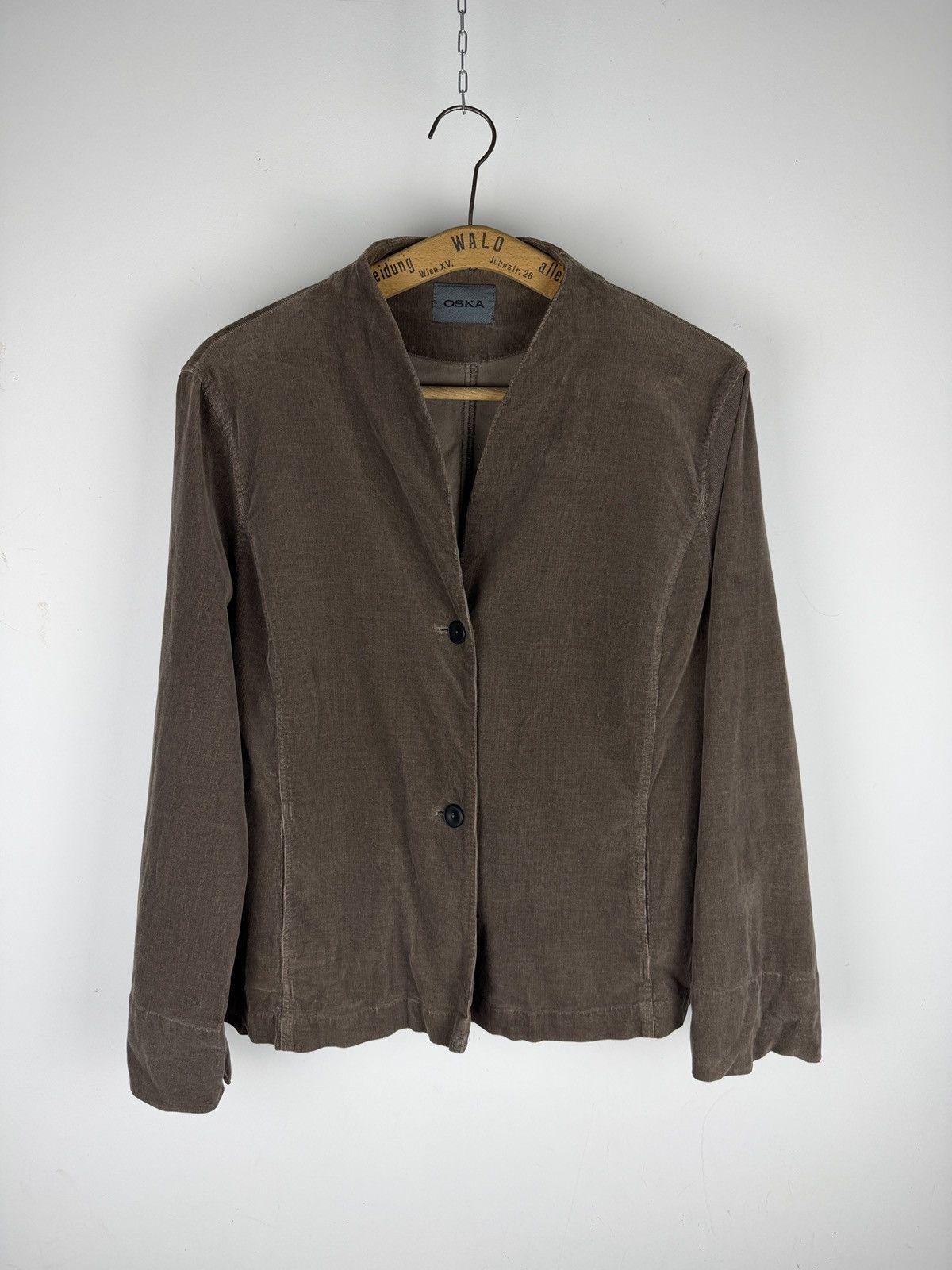 OSKA OSKA Brown Corduroy Jacket Blazer Lagenlook Size 2 Size M / US 6-8 / IT 42-44 - 1 Thumbnail