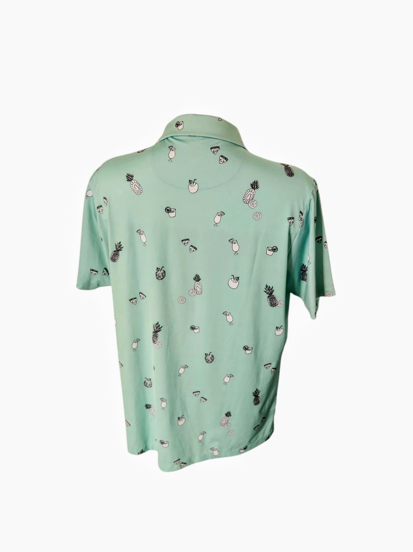 Bad Birdie Bad Birdie Mens Golf Polo Short Sleeve Shirt Pineapple XL Size US XL / EU 56 / 4 - 3 Thumbnail