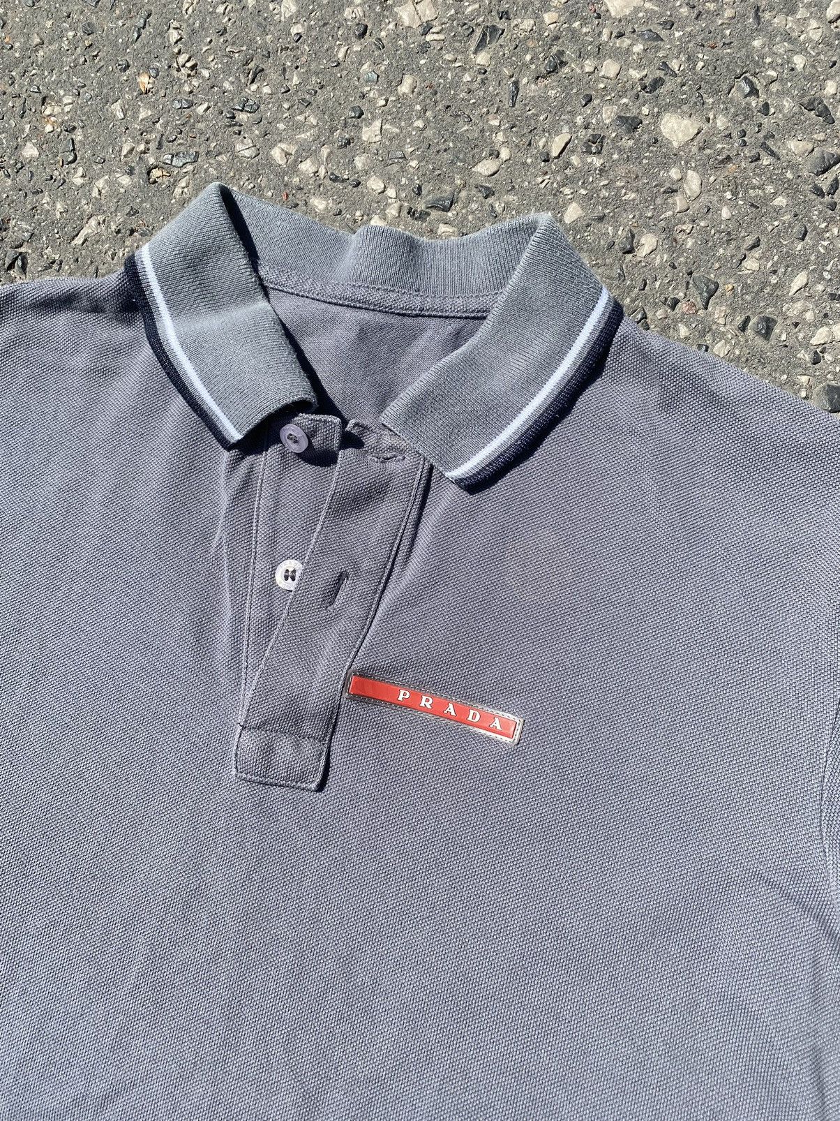Prada × Vintage Vintage Prada Polo , Luxury t shirt Size US S / EU 44-46 / 1 - 2 Thumbnail