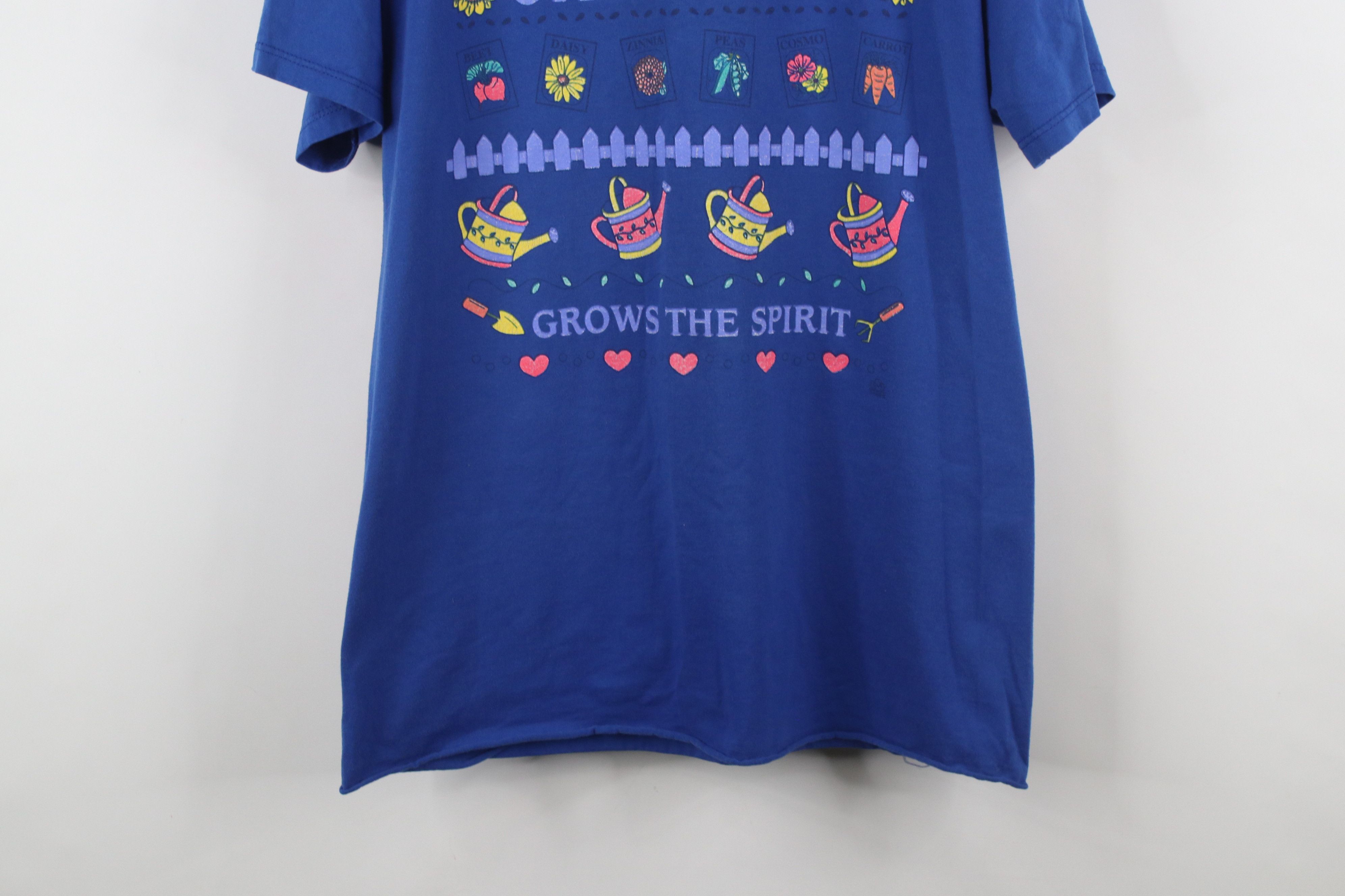 Vintage Vintage 90s Streetwear Gardening Nature Country T-Shirt USA Size L / US 10 / IT 46 - 3 Thumbnail