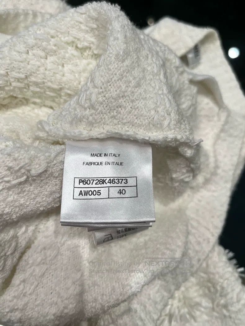 Chanel Chanel White three-dimensional flower cardigan coat Size S / US 4 / IT 40 - 4 Thumbnail