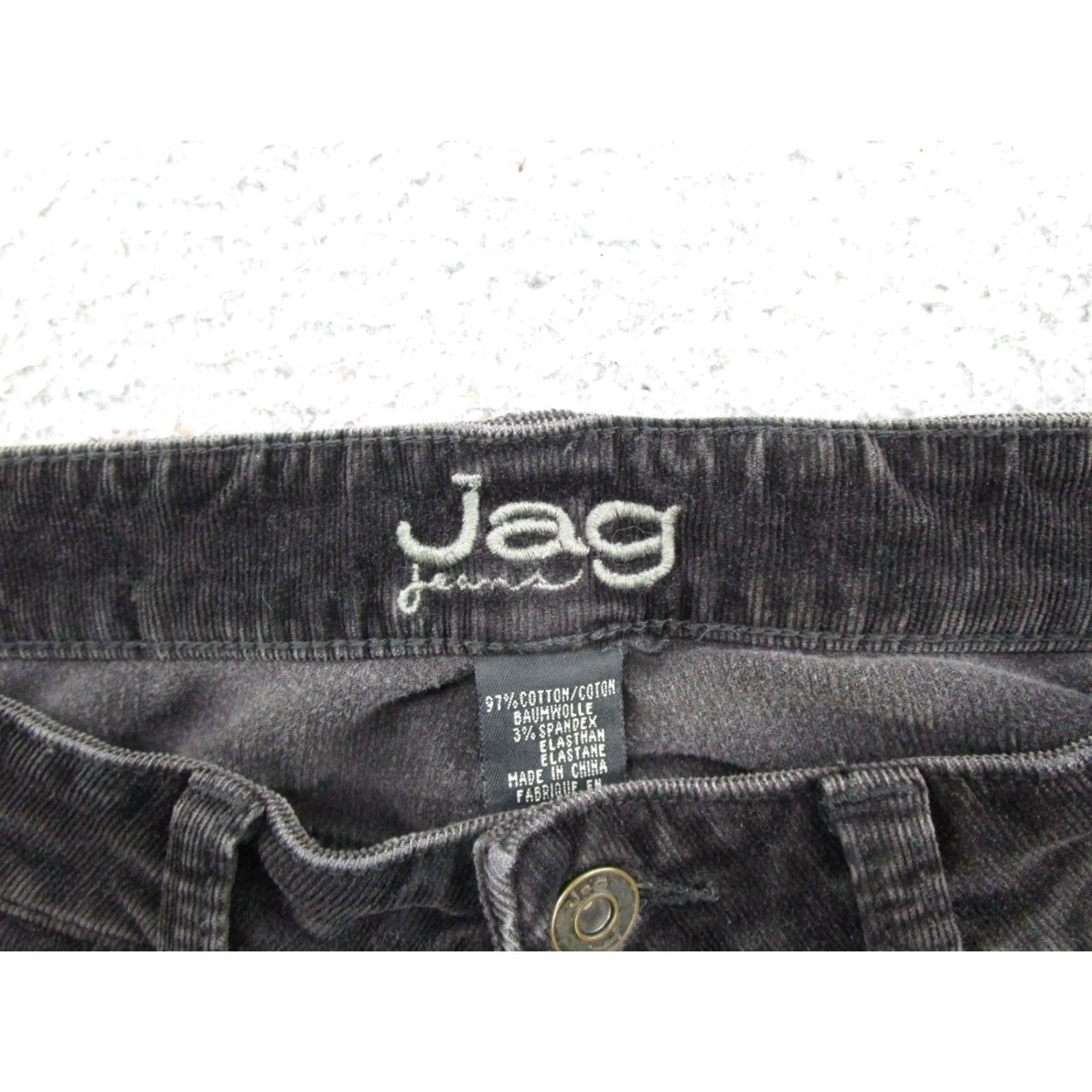 AG Jeans Jag Jeans Women's Casual Black Corduroy Pants Stretch 8P 29x29 Size 30" / US 8 / IT 44 - 4 Thumbnail