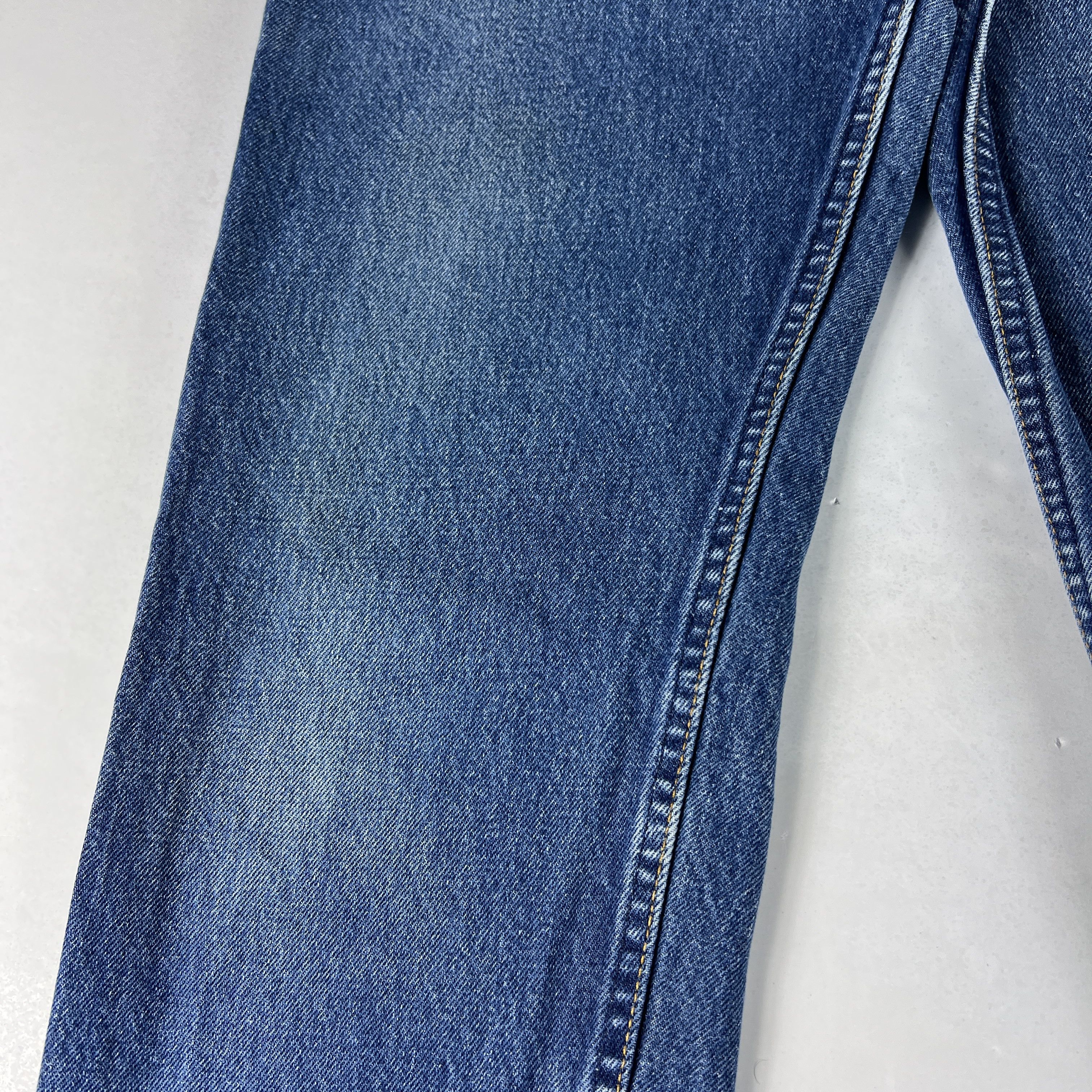 Levi's × Vintage VTG 80s Levi's Jeans 505 Straight Blue Faded Cotton Denim Size US 32 / EU 48 - 5 Thumbnail