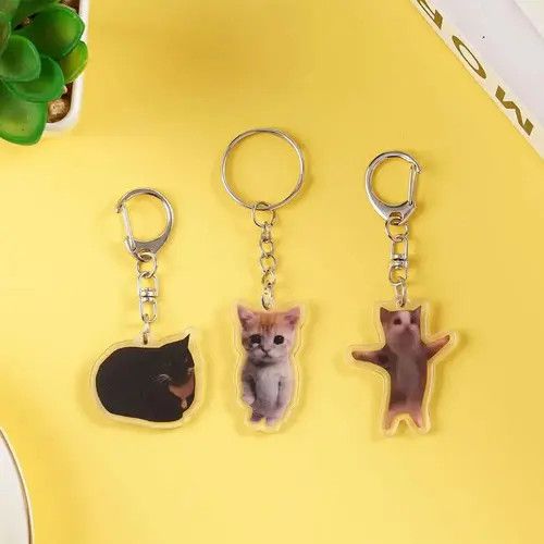 Japanese Brand × Vintage Happy Banana Cat Key Size ONE SIZE - 3 Thumbnail