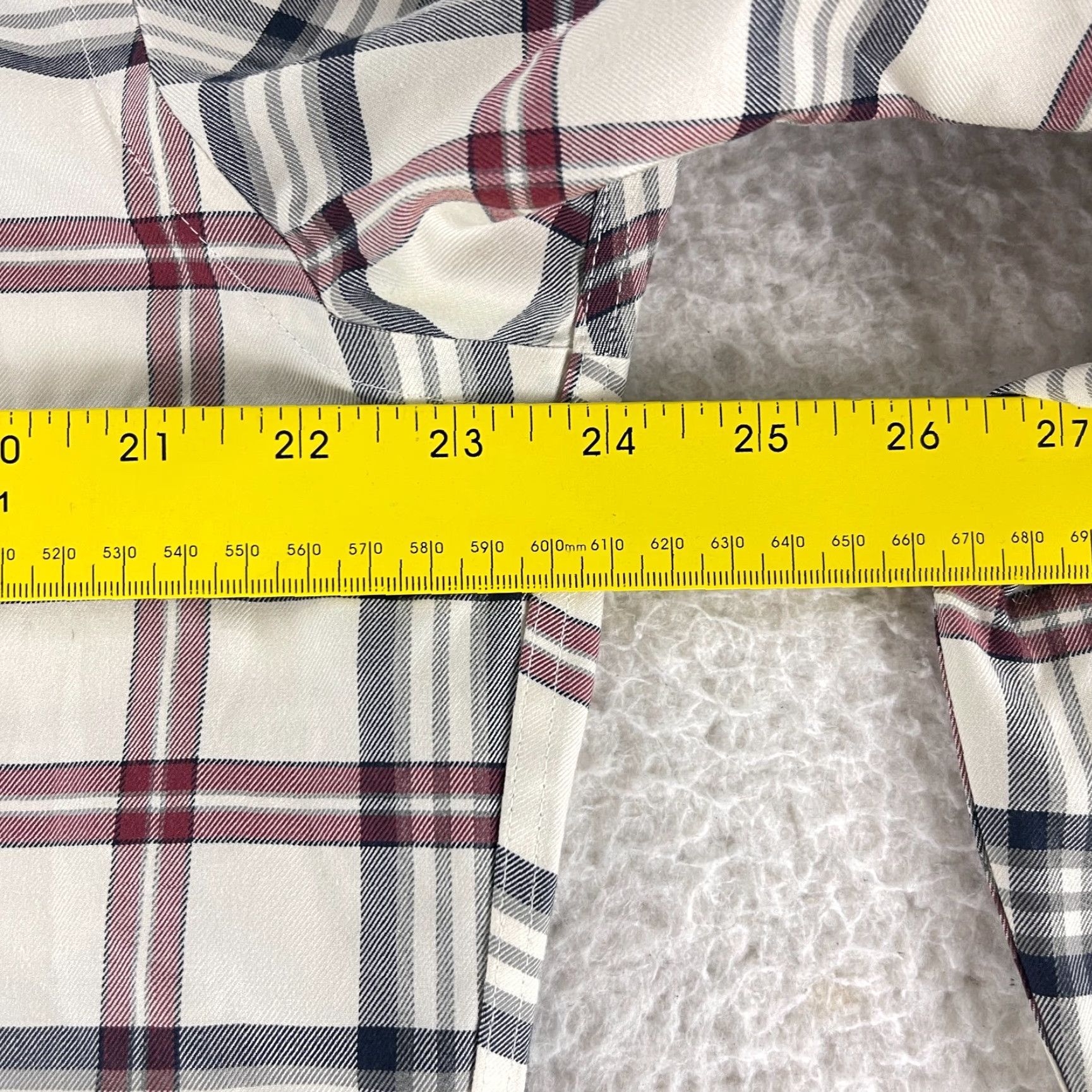 Brooks Brothers Brooks Brothers 1818 Ivory Plaid Button-Down Dress Shirt Mens Large Regent Fit Size 42R - 5 Thumbnail